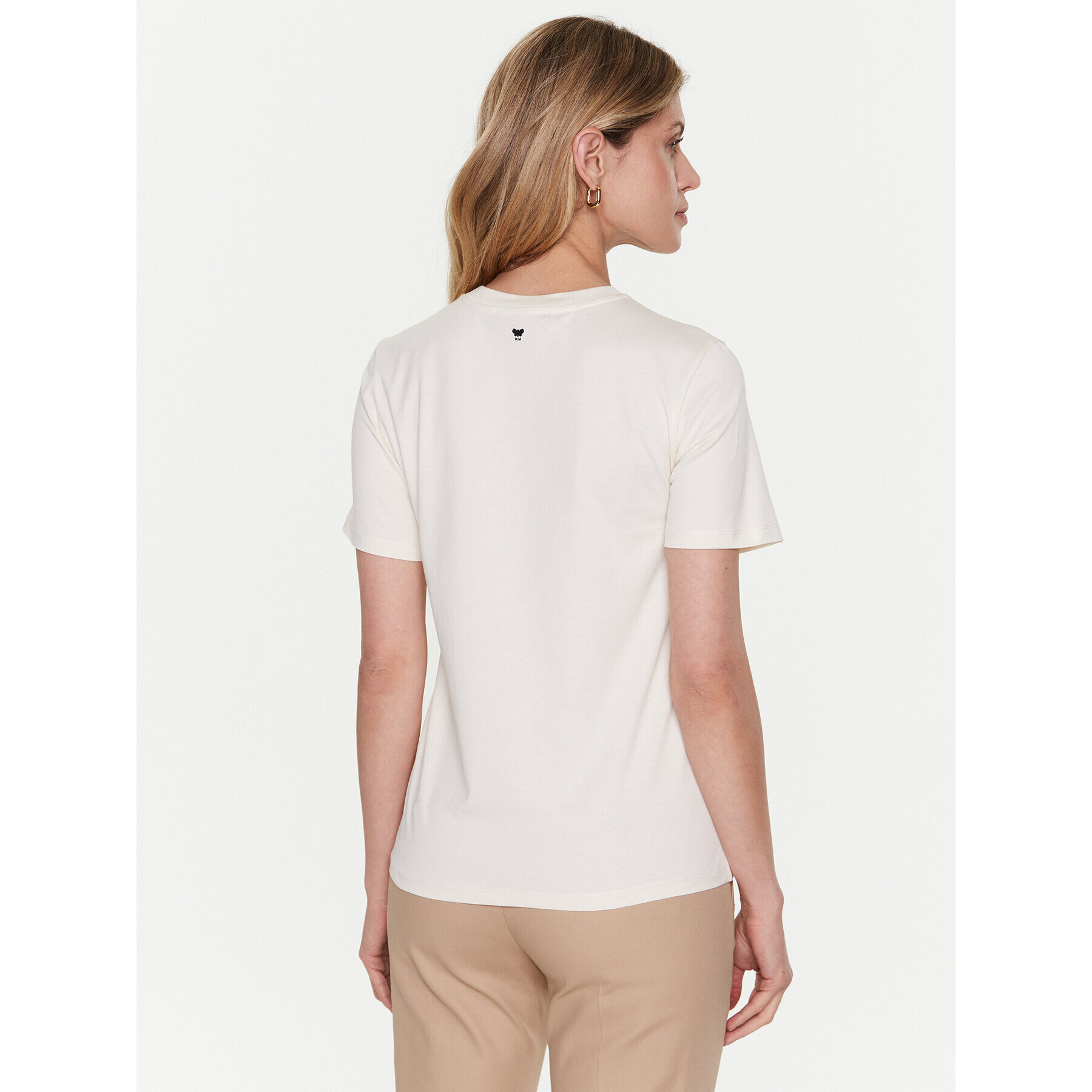 Weekend Max Mara Тишърт Talento 2359710137 Екрю Regular Fit - Pepit.bg