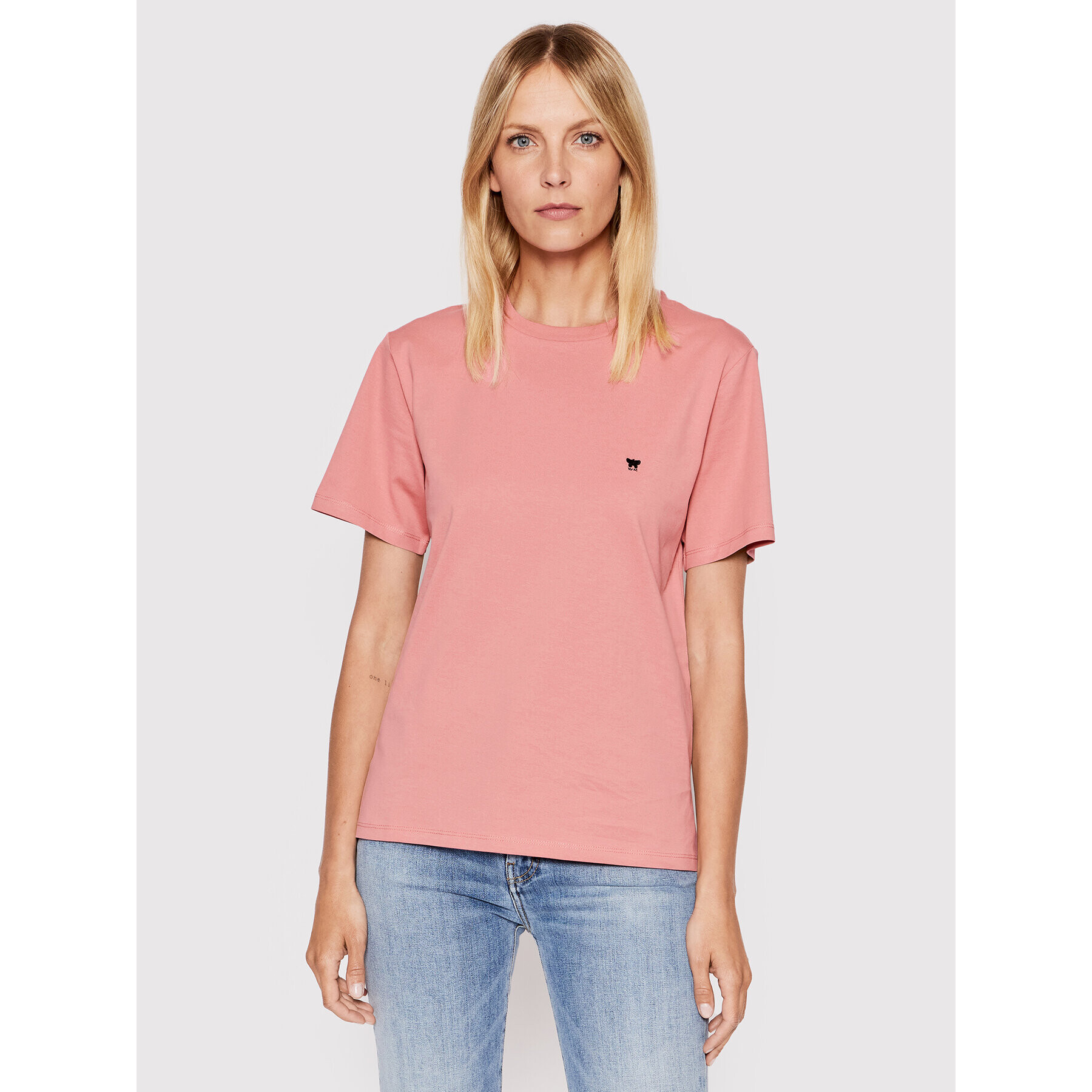 Weekend Max Mara Тишърт Venaco 59760529 Розов Relaxed Fit - Pepit.bg