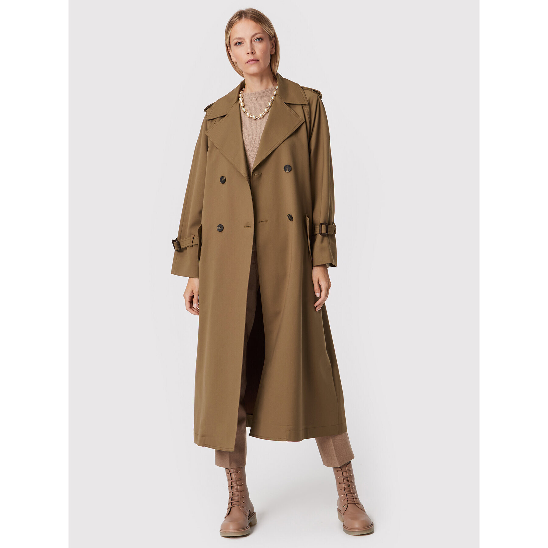 Weekend Max Mara Тренч Barni 50260129 Кафяв Regular Fit - Pepit.bg