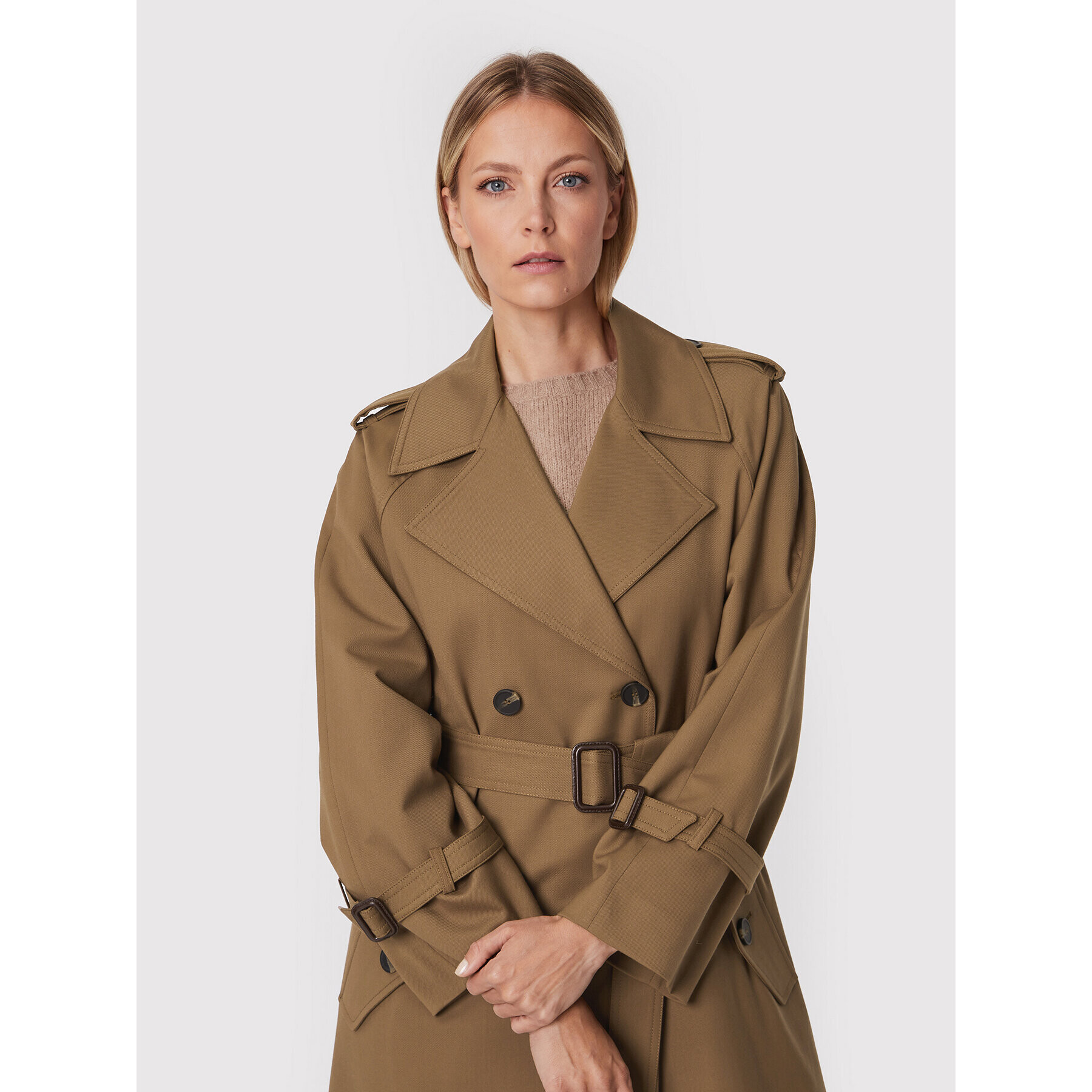 Weekend Max Mara Тренч Barni 50260129 Кафяв Regular Fit - Pepit.bg