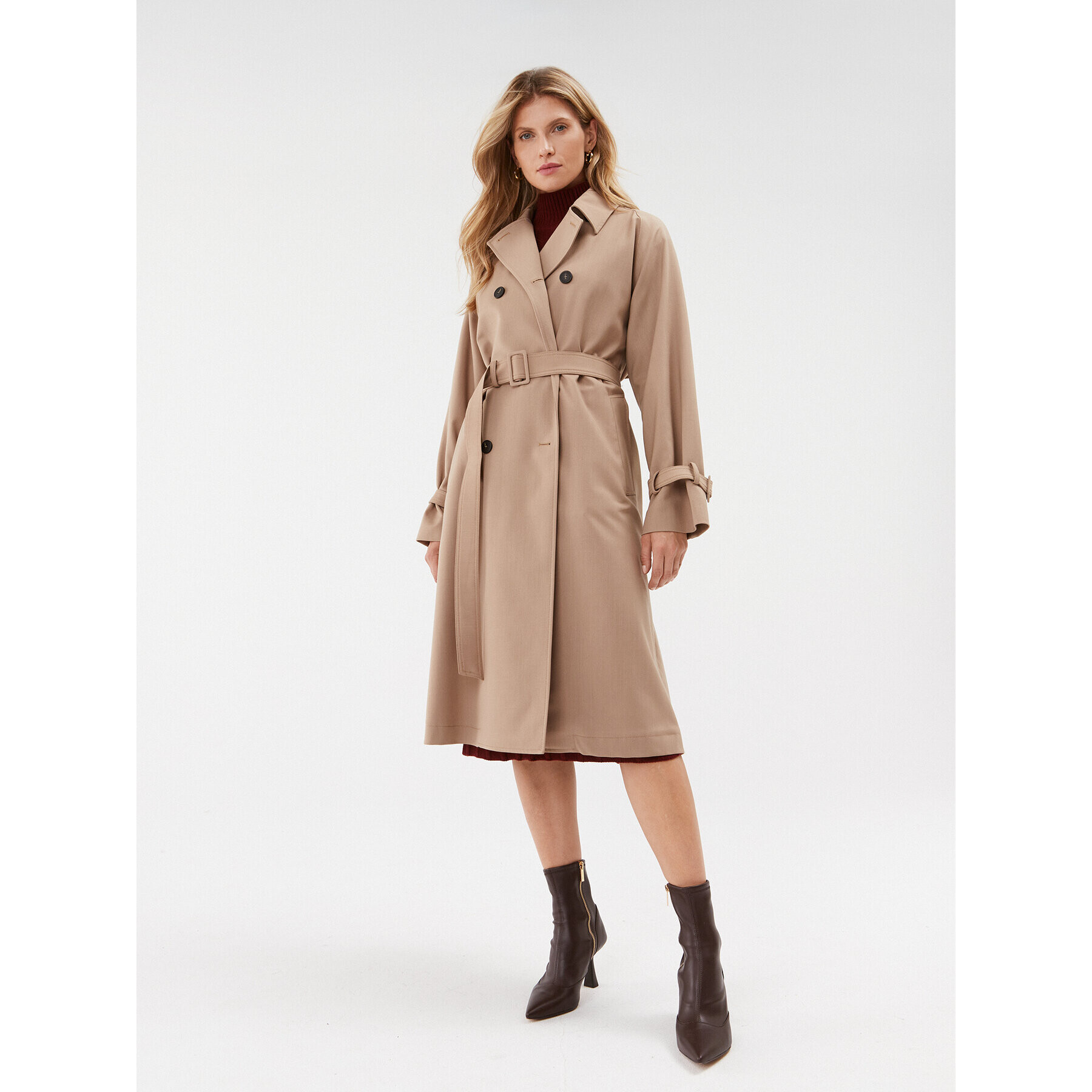 Weekend Max Mara Тренч Candida 2350260139 Каки Regular Fit - Pepit.bg