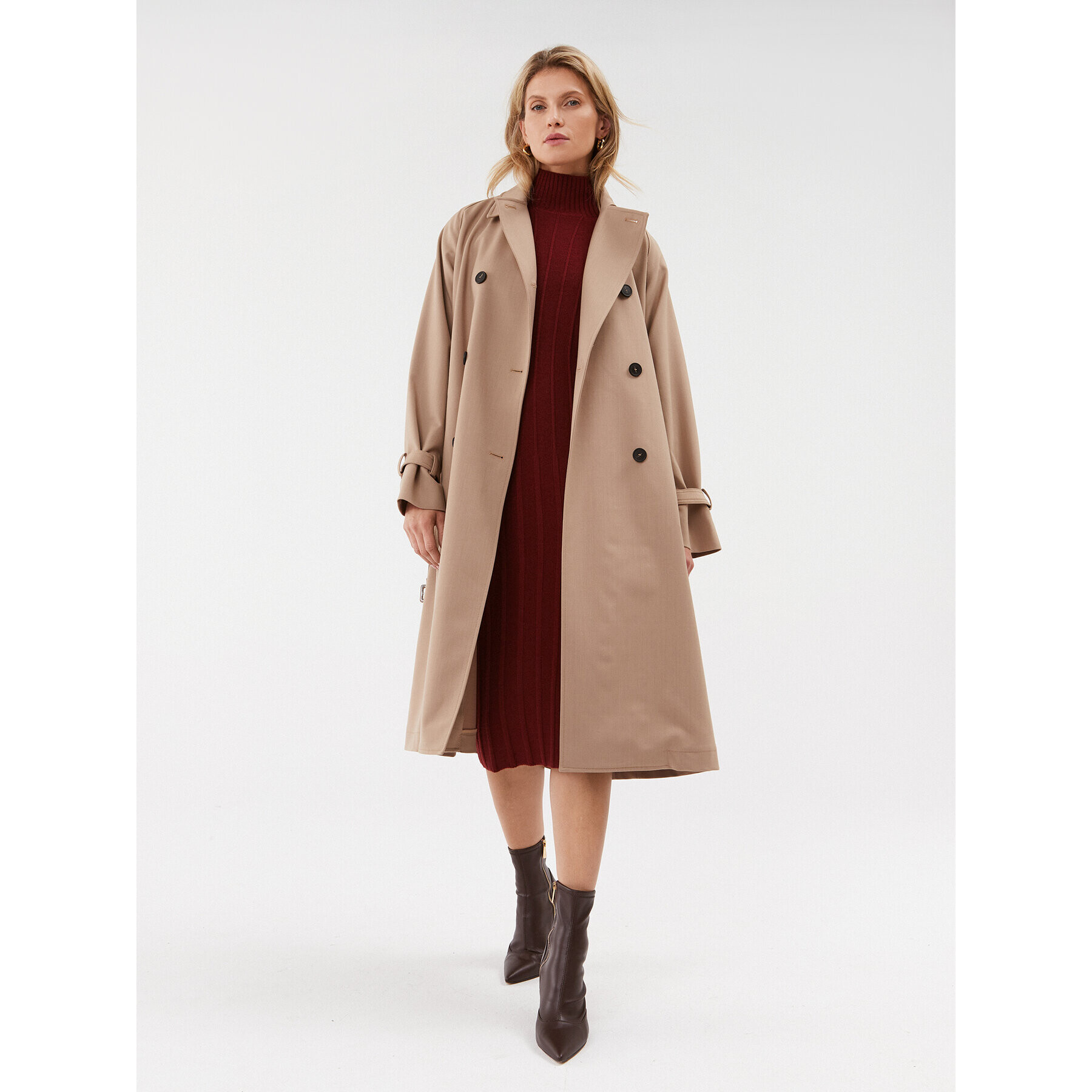 Weekend Max Mara Тренч Candida 2350260139 Каки Regular Fit - Pepit.bg