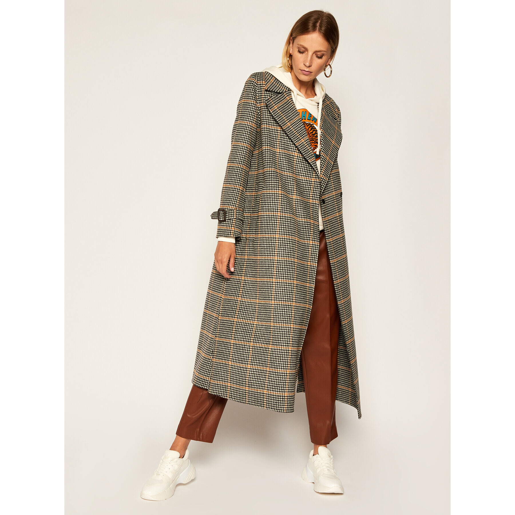 Weekend Max Mara Вълнено палто Aldo 50160509 Сив Regular Fit - Pepit.bg
