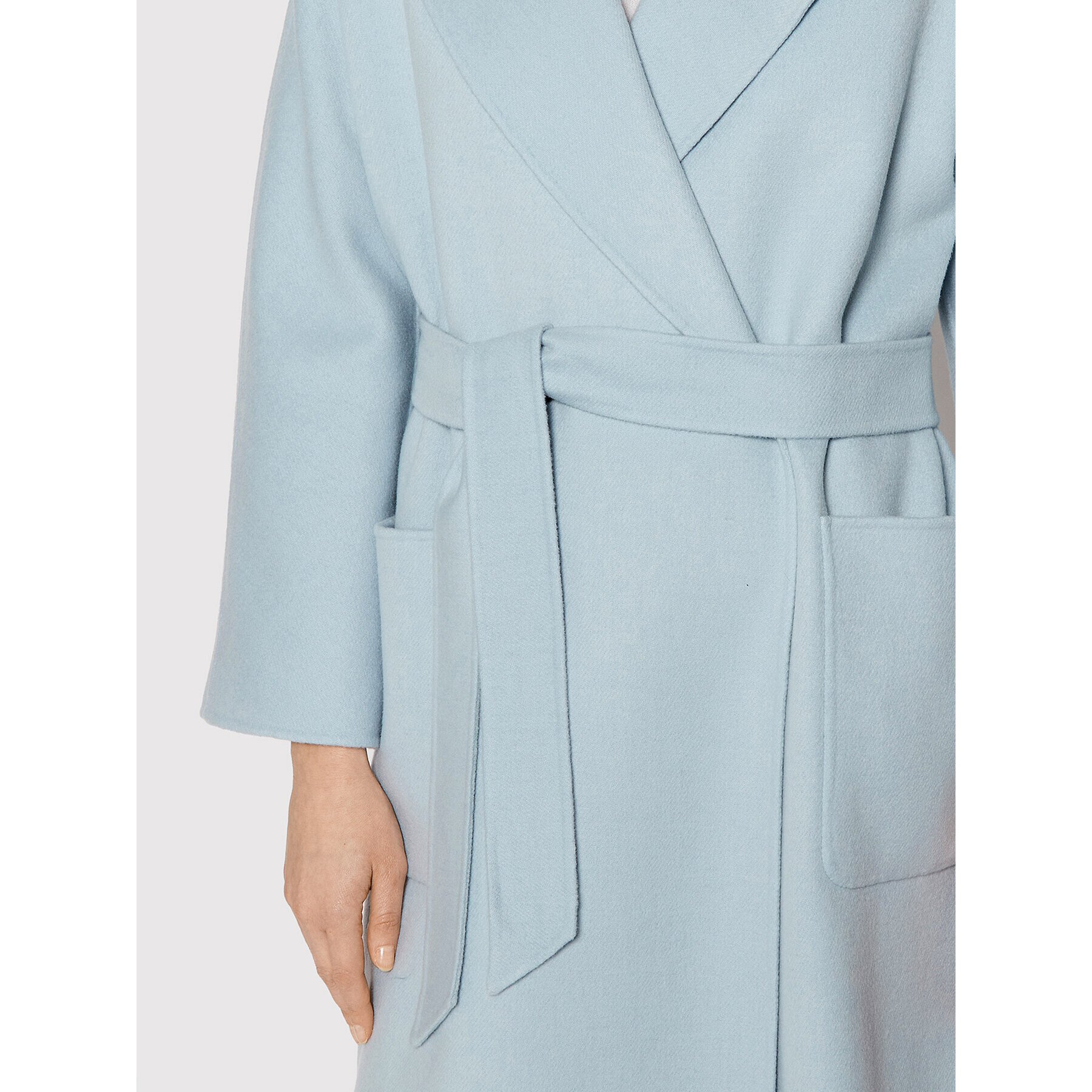 Weekend Max Mara Вълнено палто Selz 50110327 Син Regular Fit - Pepit.bg