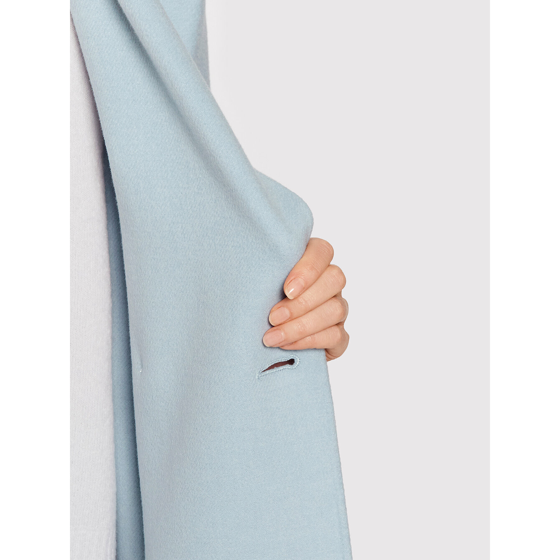 Weekend Max Mara Вълнено палто Selz 50110327 Син Regular Fit - Pepit.bg