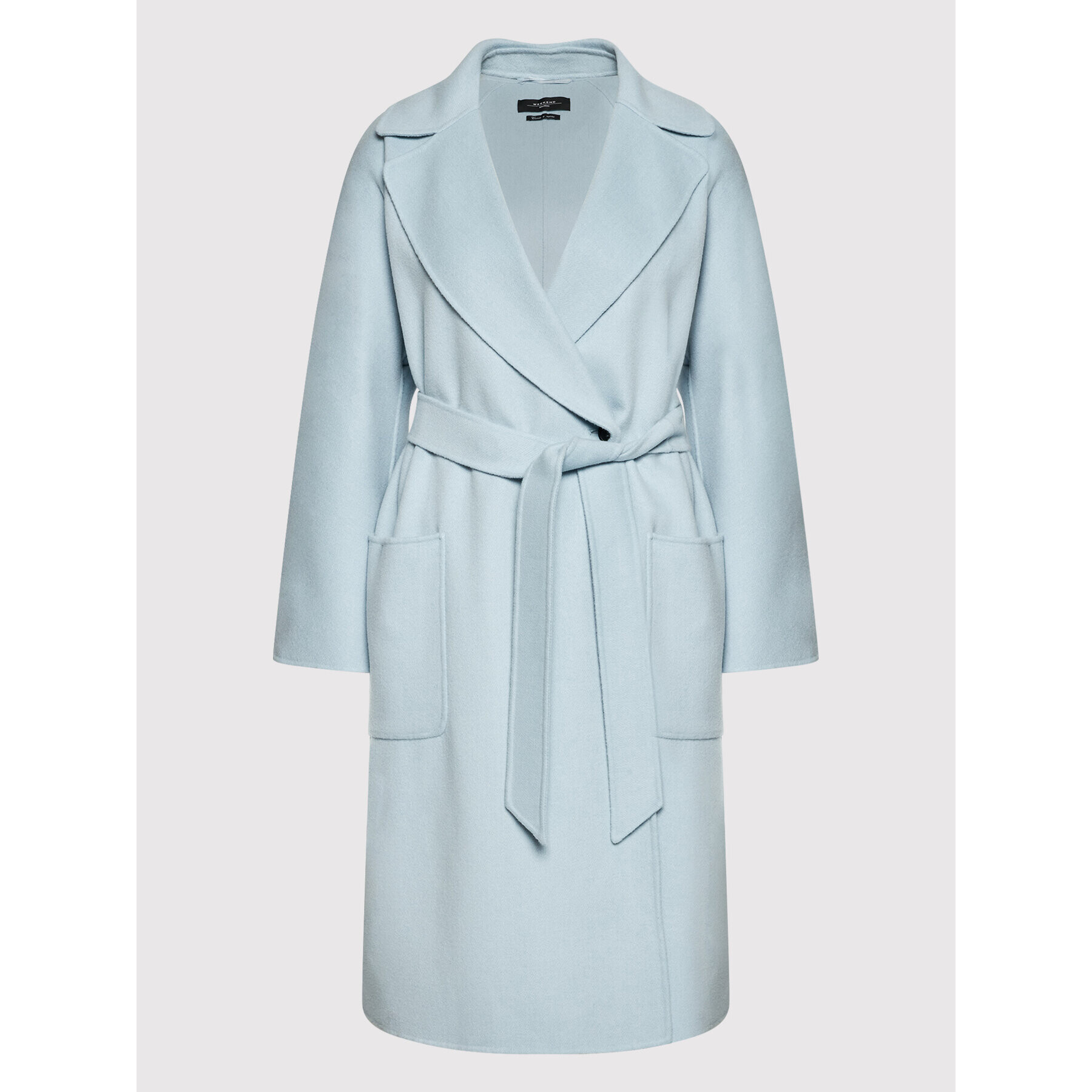 Weekend Max Mara Вълнено палто Selz 50110327 Син Regular Fit - Pepit.bg
