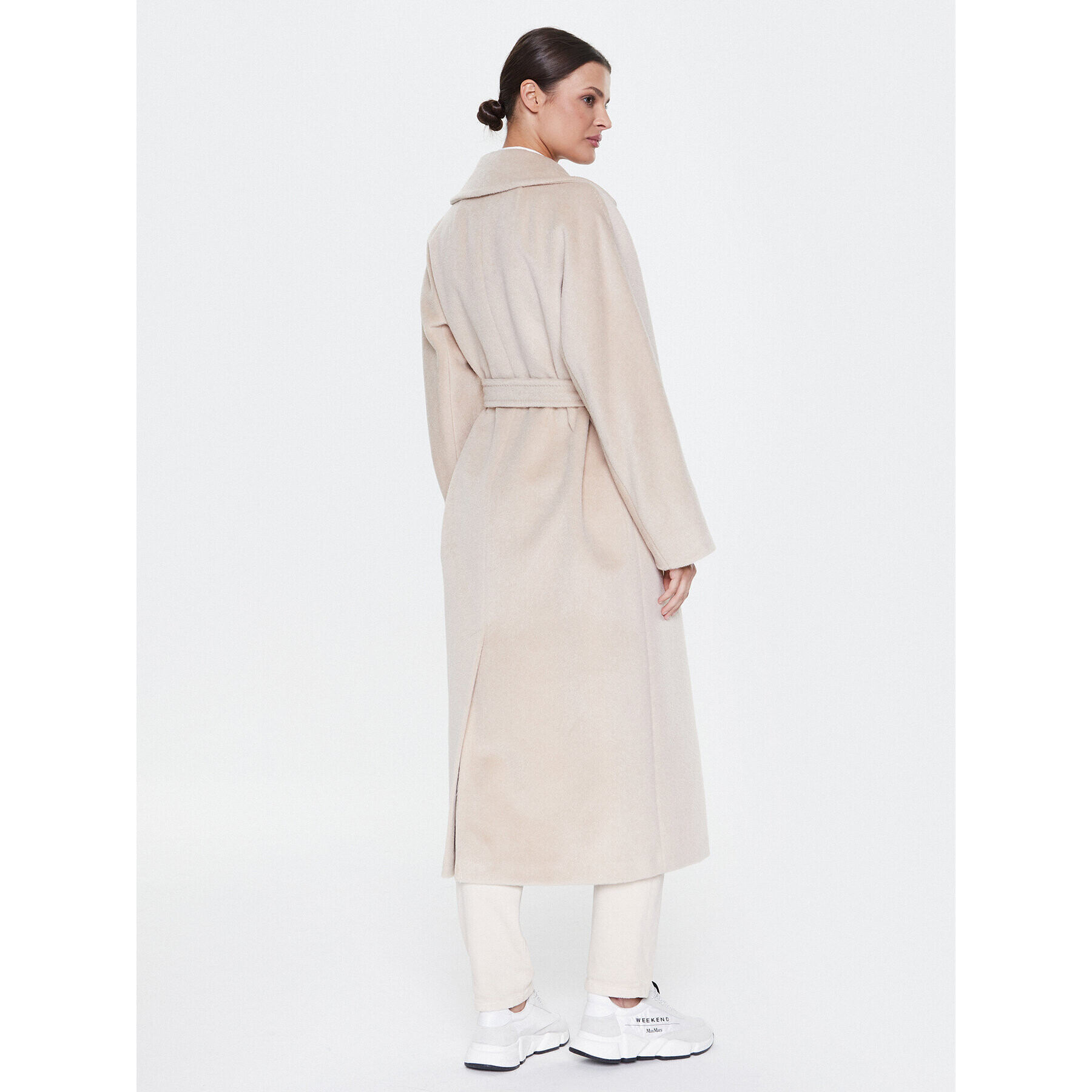 Weekend Max Mara Вълнено палто Tempera 50160423 Бежов Regular Fit - Pepit.bg