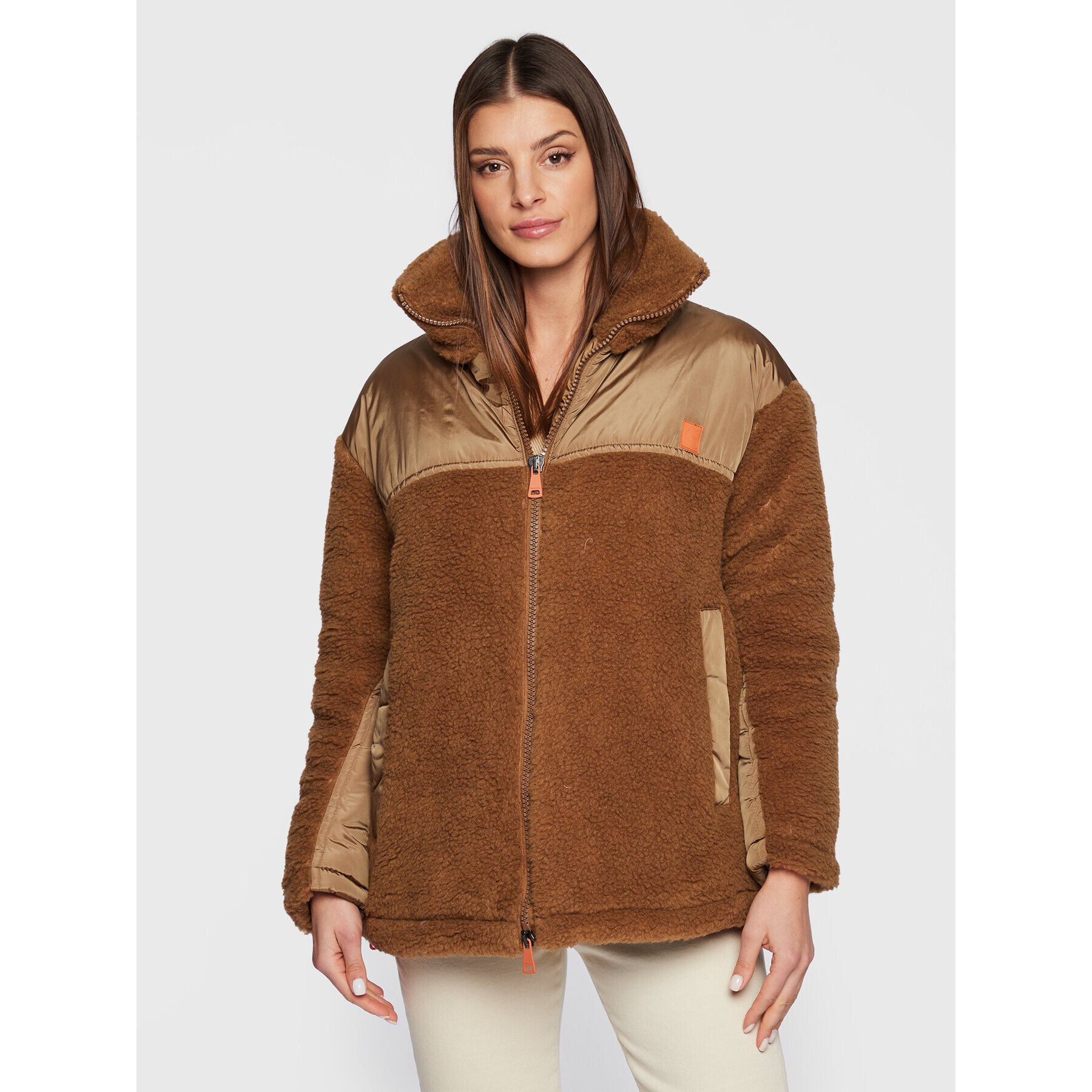 Weekend Max Mara Зимно яке Anabela 54860823 Кафяв Regular Fit - Pepit.bg