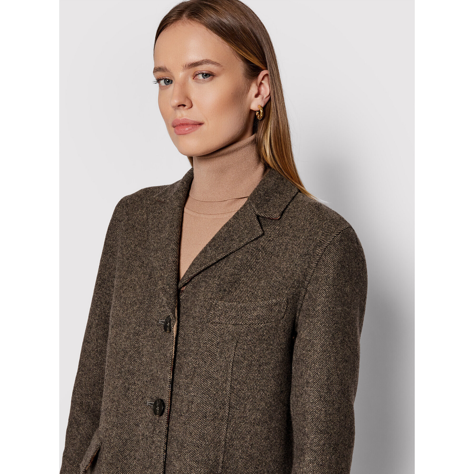 Weekend Max Mara Зимно палто Canale 50160119 Кафяв Regular Fit - Pepit.bg
