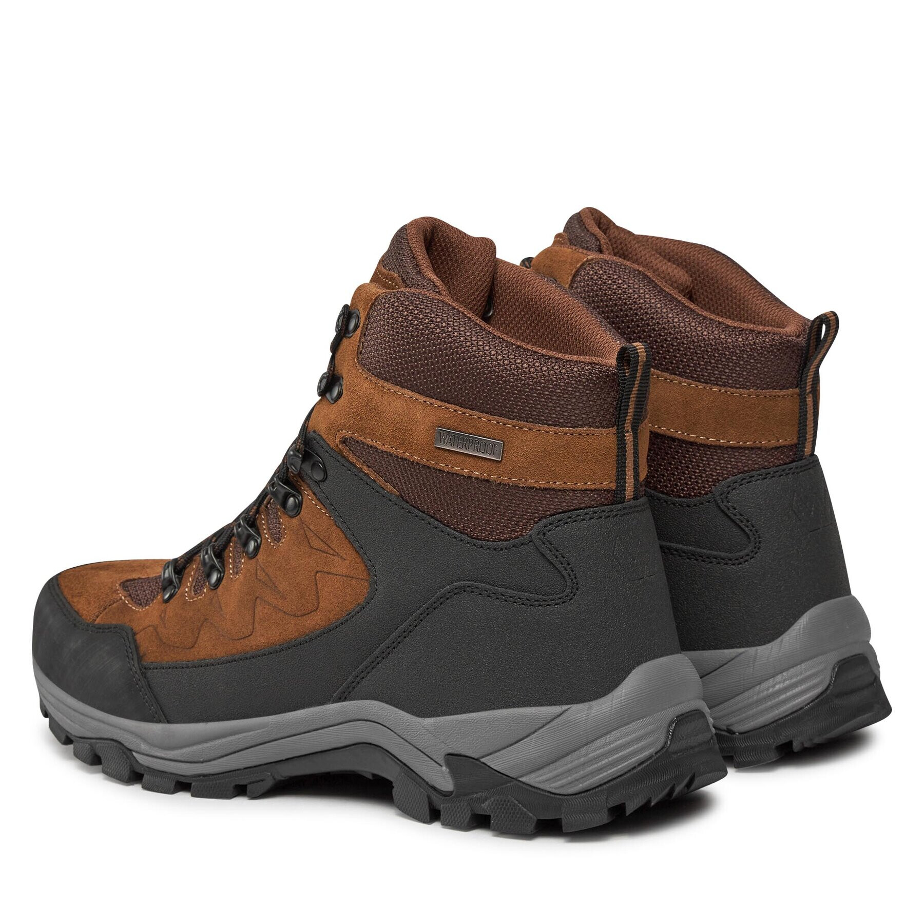 Whistler Туристически oбувки Detion Outdoor Leather Boot WP W204389 Сив - Pepit.bg