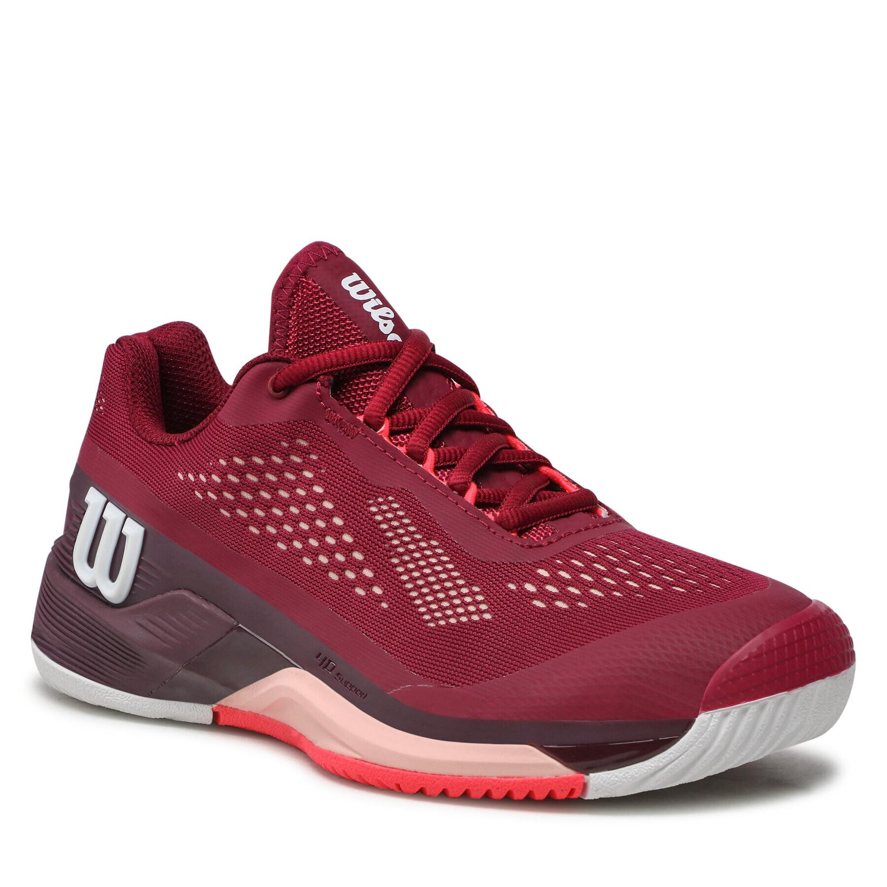 Wilson Обувки Rush Pro 4.0 W WRS330680 Бордо - Pepit.bg