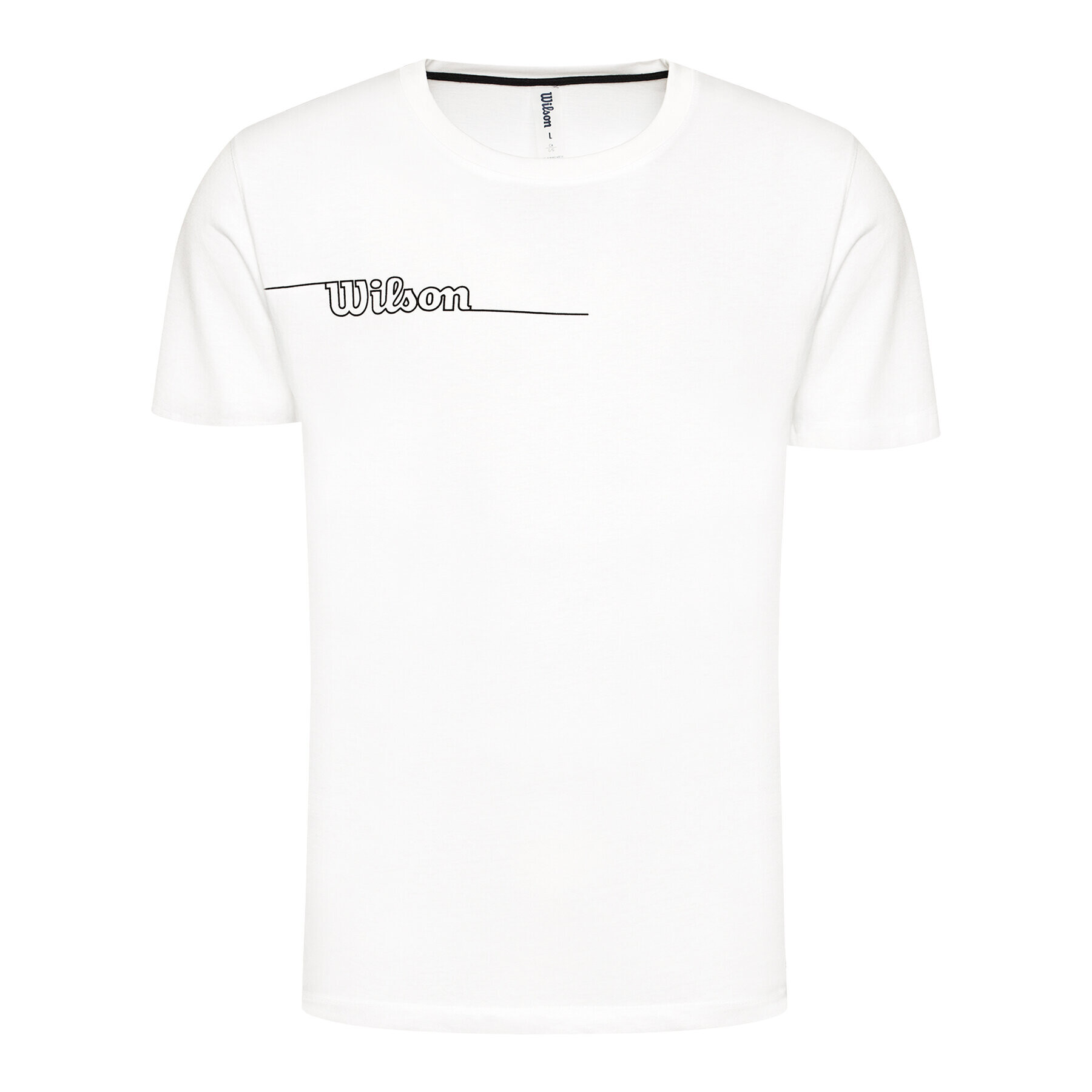 Wilson Тишърт M Team II Tech WRA794602 Бял Regular Fit - Pepit.bg