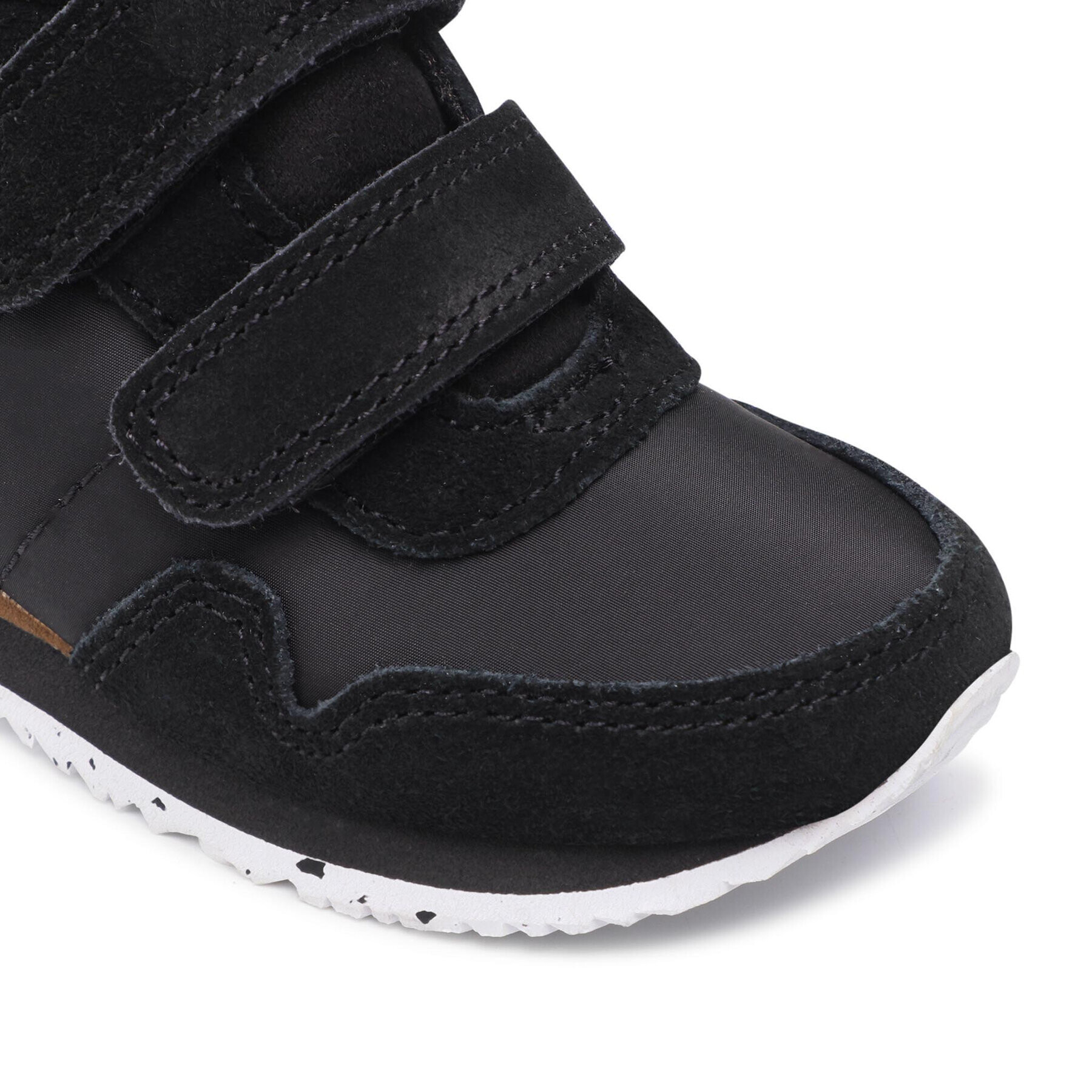 Woden Сникърси Nor Suede WK065-020 Черен - Pepit.bg
