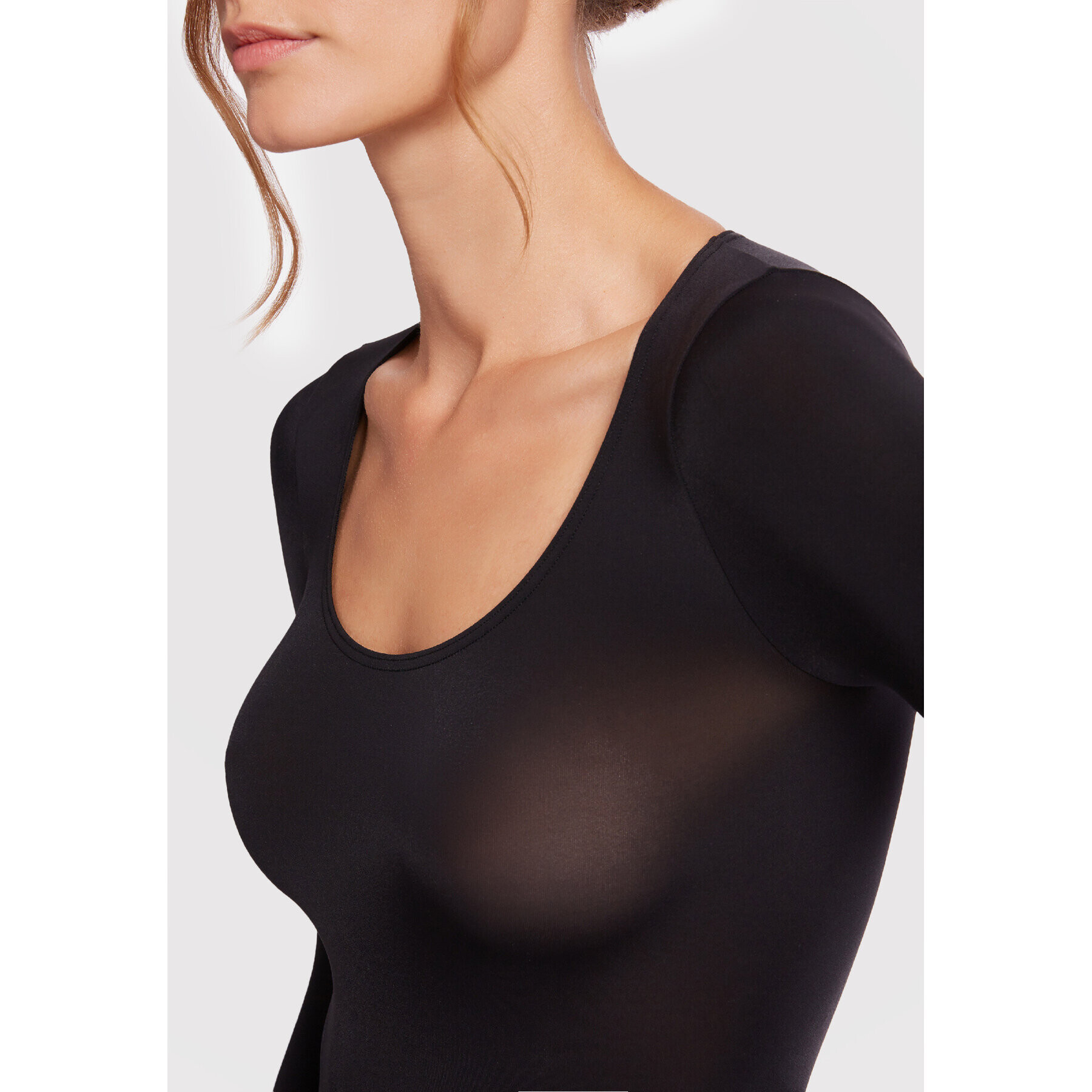 Wolford Боди Buenos Aires 78055 Черен Slim Fit - Pepit.bg