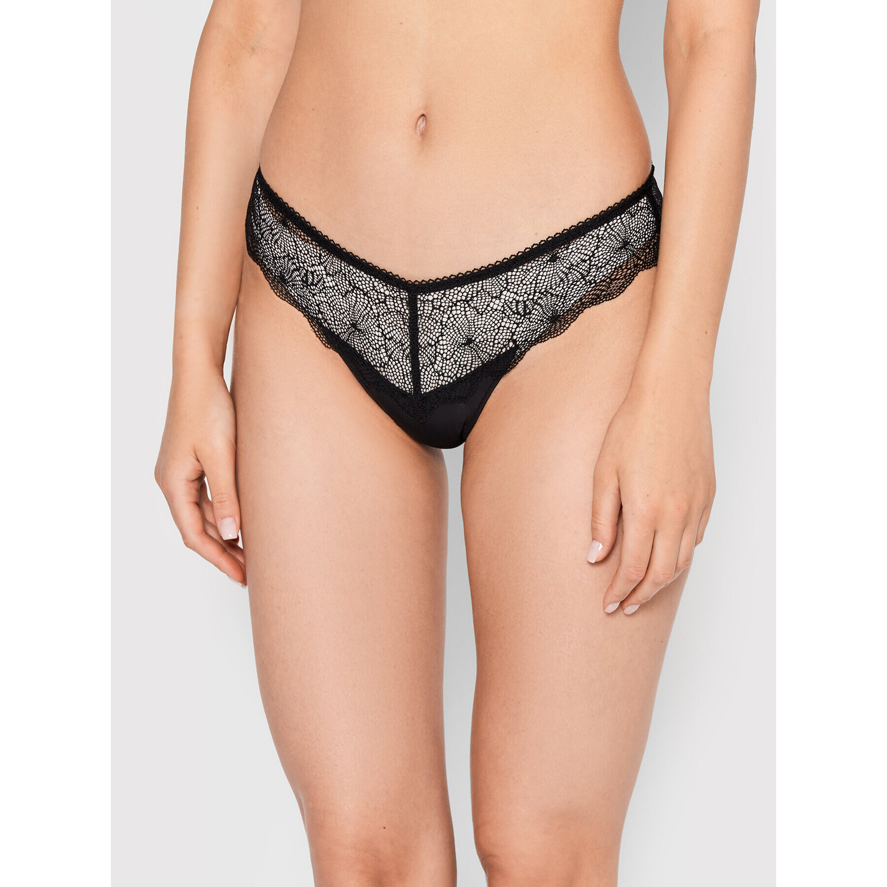 Wonderbra Дамски бикини тип бразилиана WB000B2W Черен - Pepit.bg