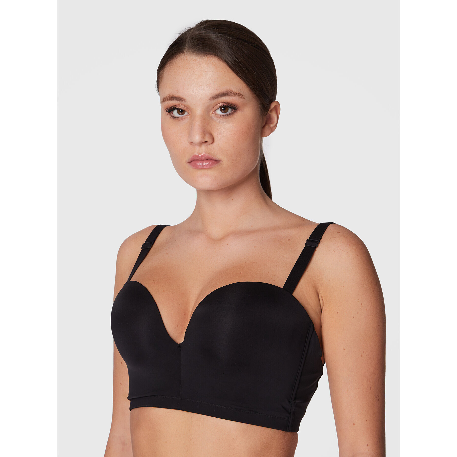 Wonderbra Сутиен балконет WB000BHM Черен - Pepit.bg