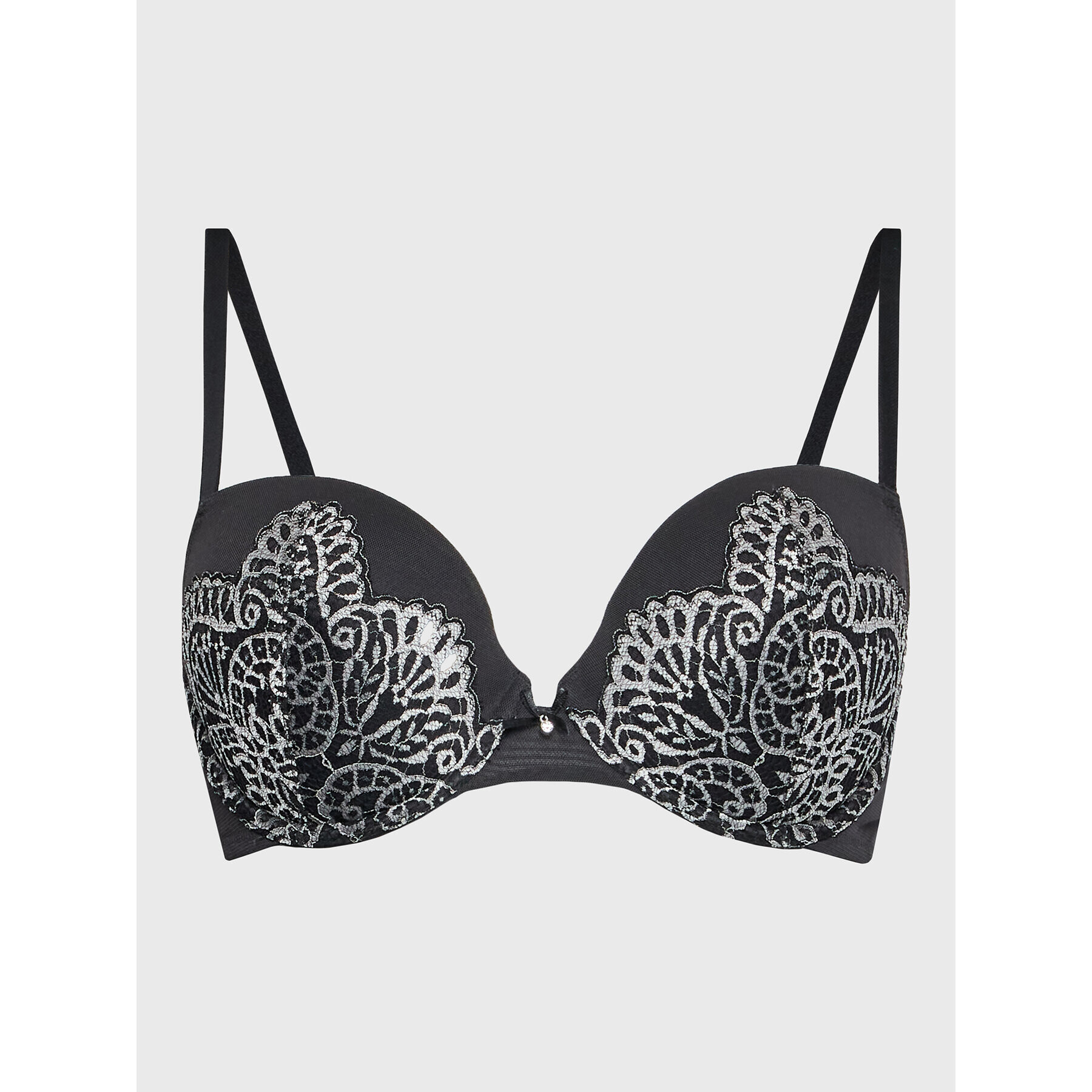 Wonderbra Сутиен push-up WB000AQ9 Черен - Pepit.bg