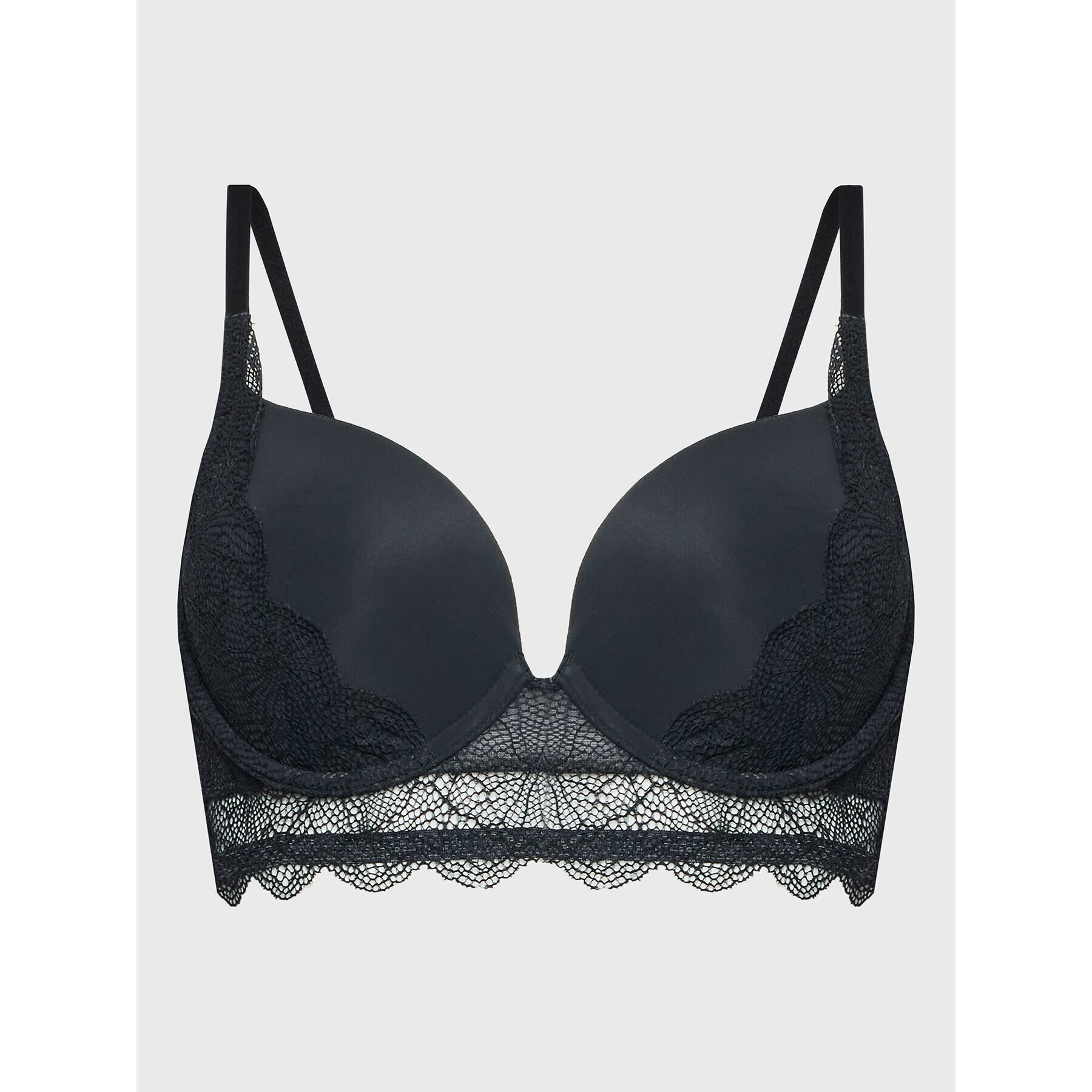 Wonderbra Сутиен с банели WB000B2P Черен - Pepit.bg