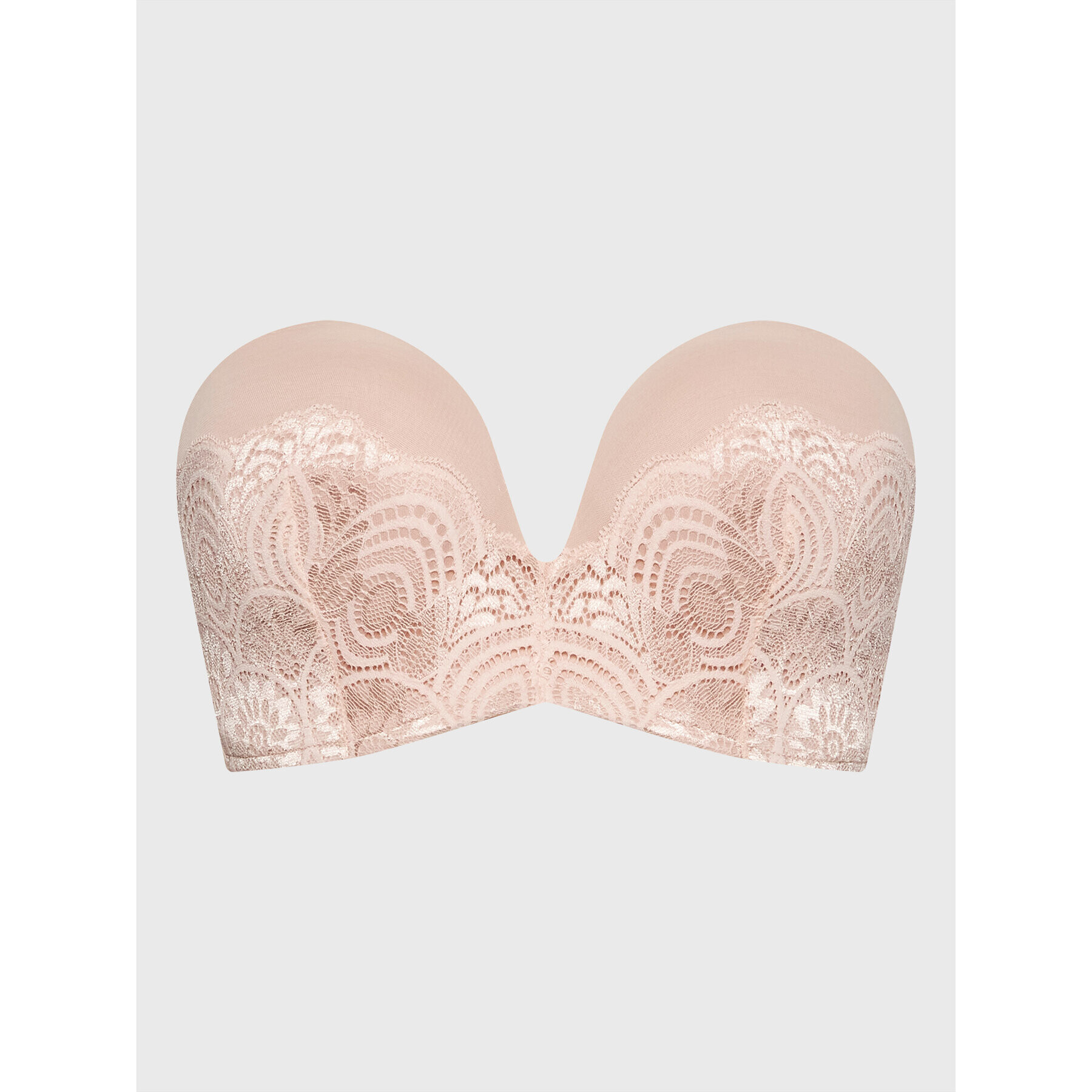 Wonderbra Сутиен тип Бардо WB000BHO Бежов - Pepit.bg