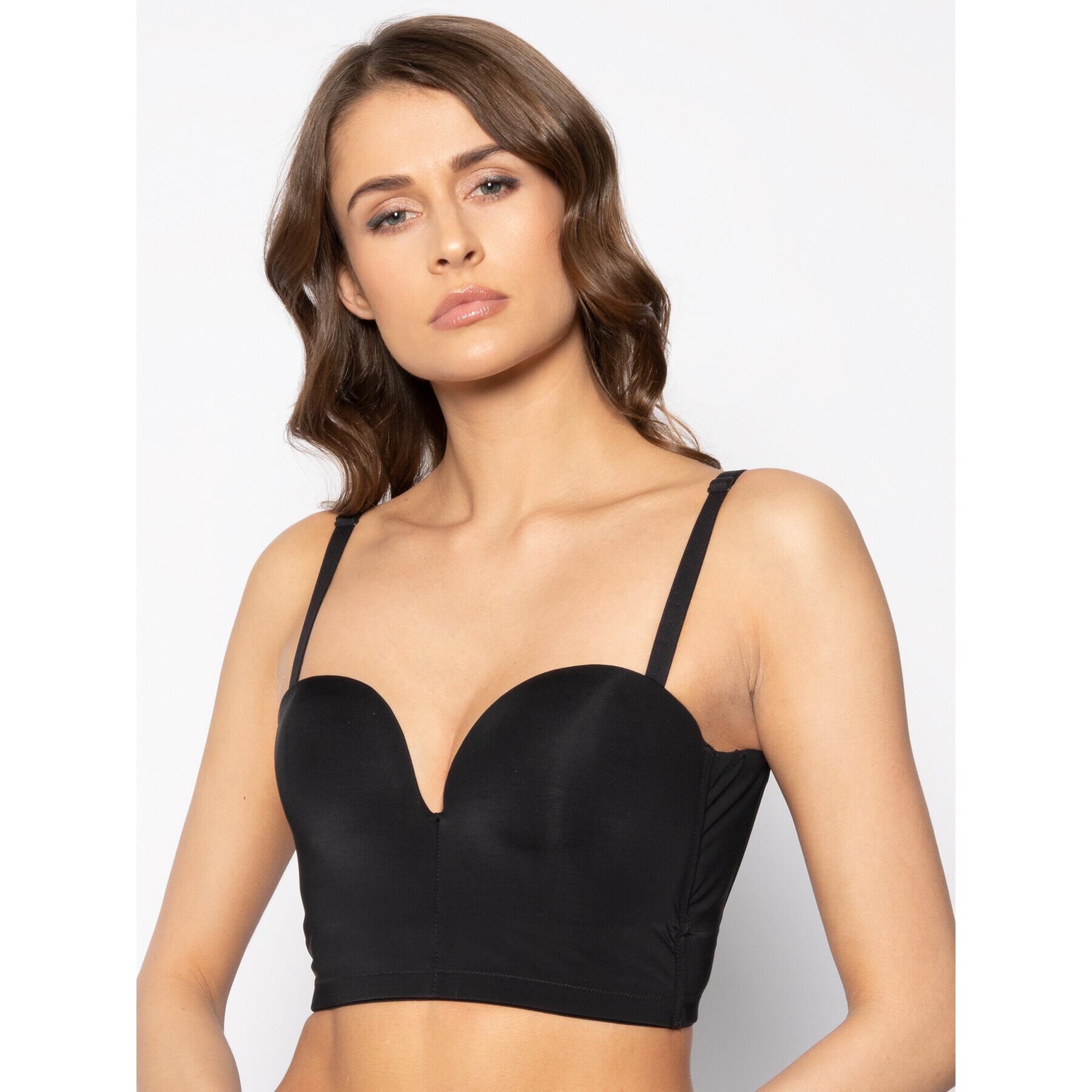 Wonderbra Сутиен-топ WB0008KZ Черен - Pepit.bg