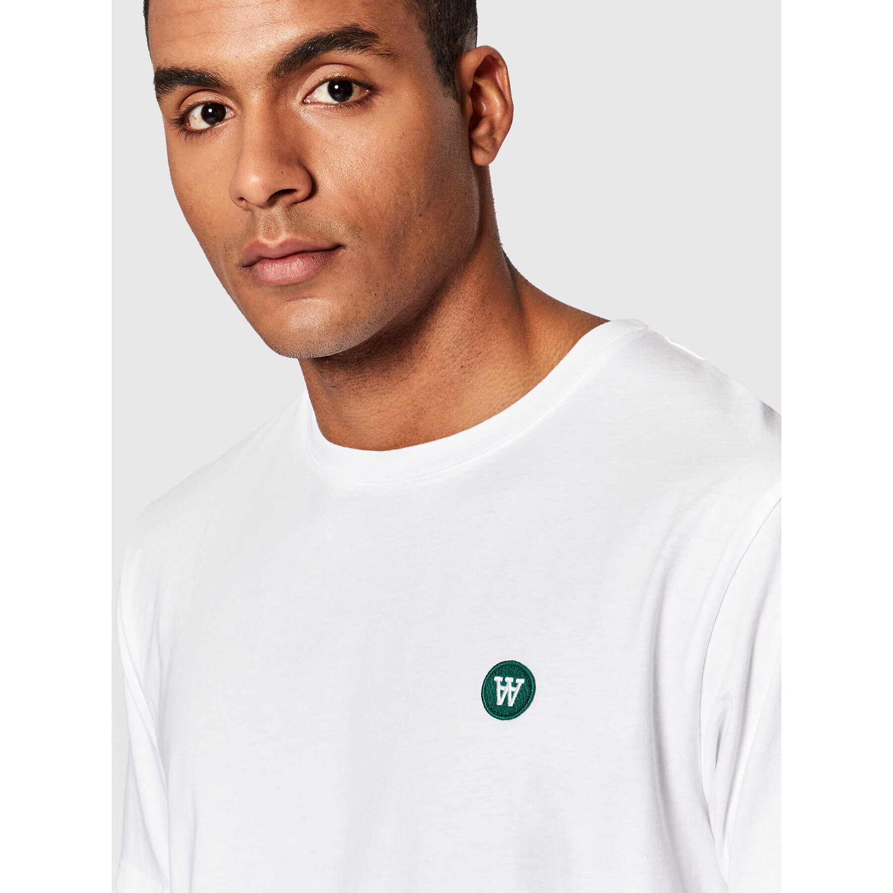 Wood Wood Тишърт Ace 10005700-2222 Бял Regular Fit - Pepit.bg