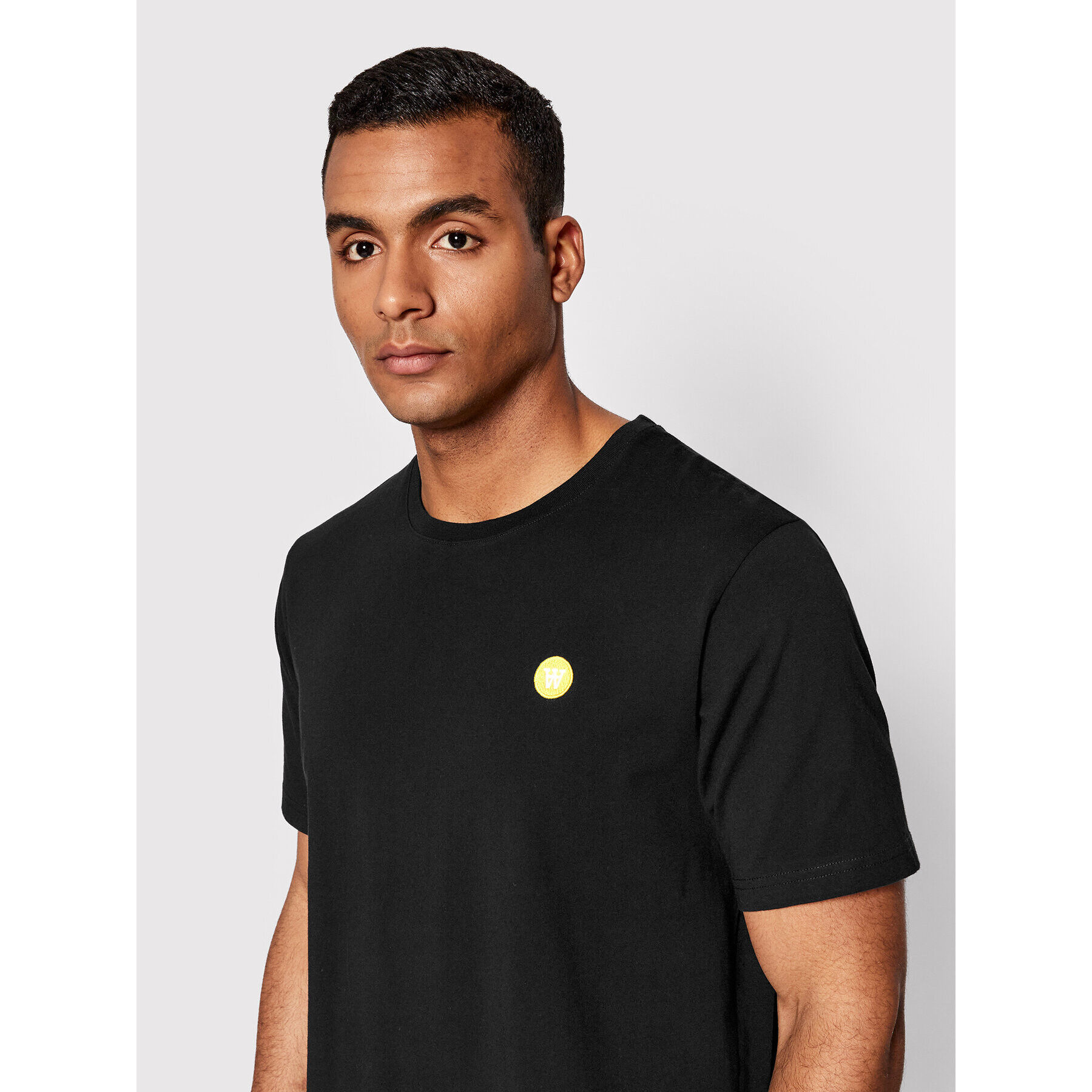 Wood Wood Тишърт Ace 10005700-2222 Черен Regular Fit - Pepit.bg