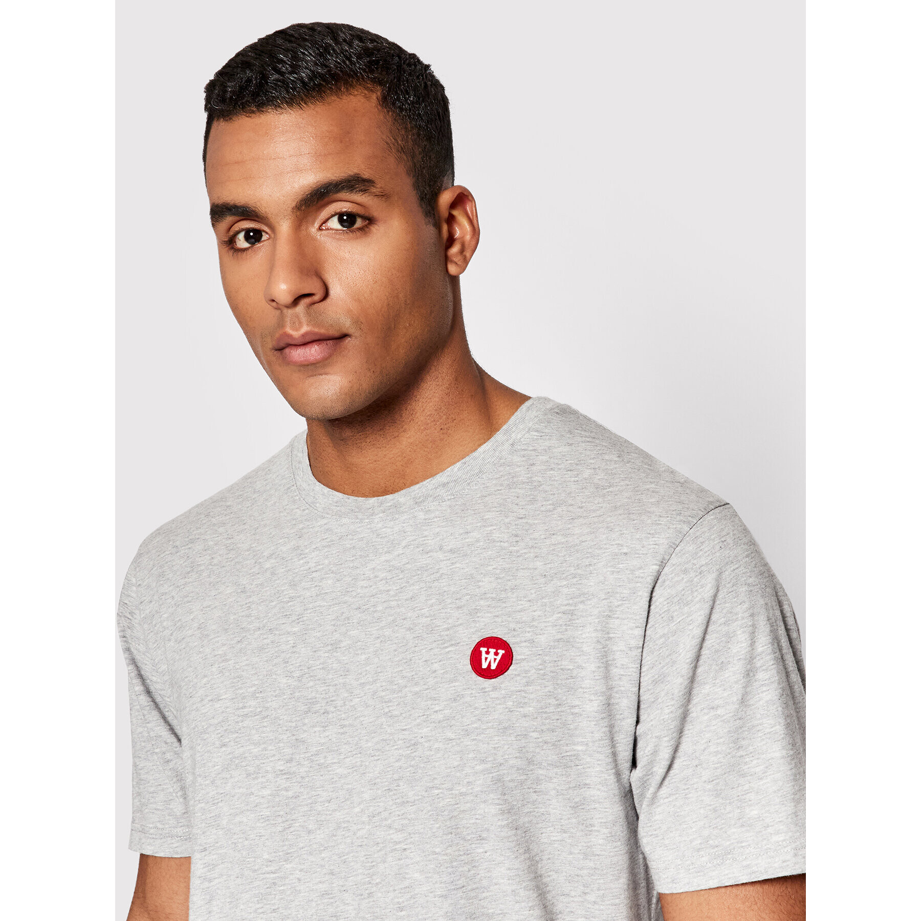Wood Wood Тишърт Ace 10005700-2222 Сив Regular Fit - Pepit.bg