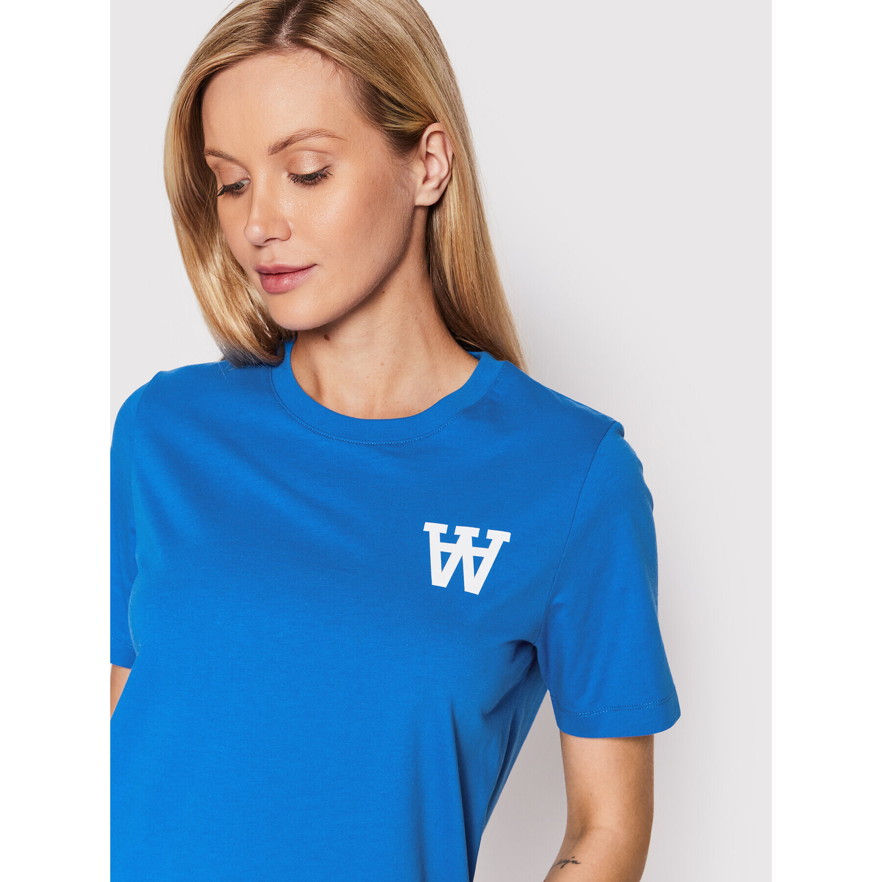 Wood Wood Тишърт Mia 10292502-2222 Син Regular Fit - Pepit.bg