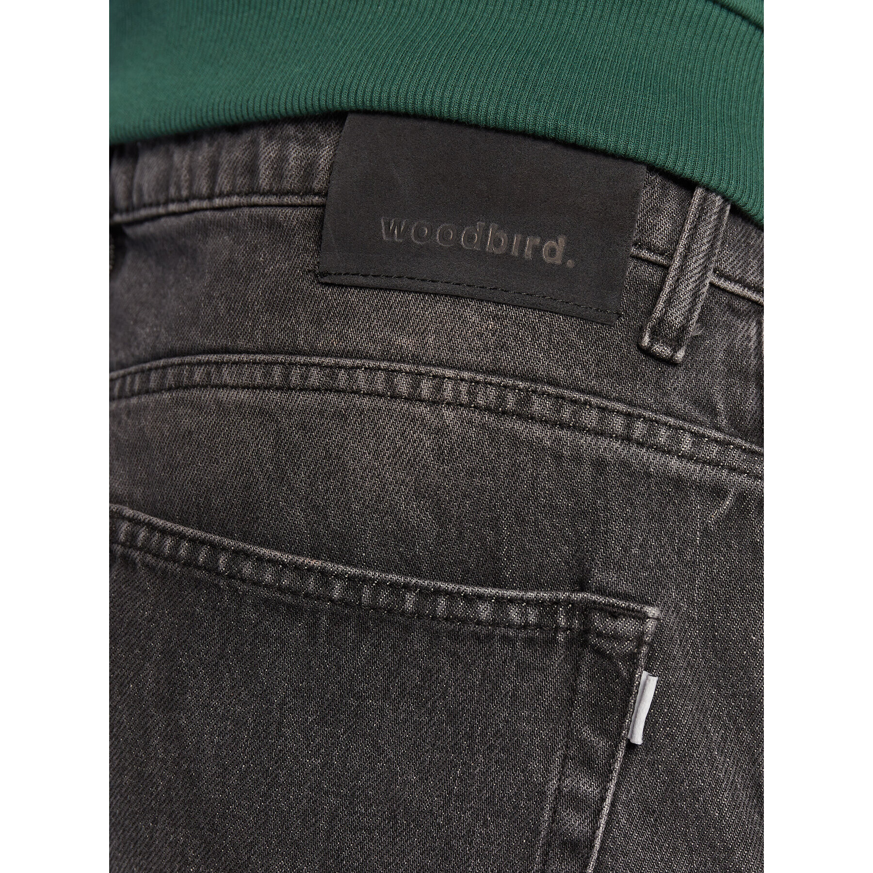 Woodbird Дънки Doc Grow 2246-102 Черен Relaxed Fit - Pepit.bg