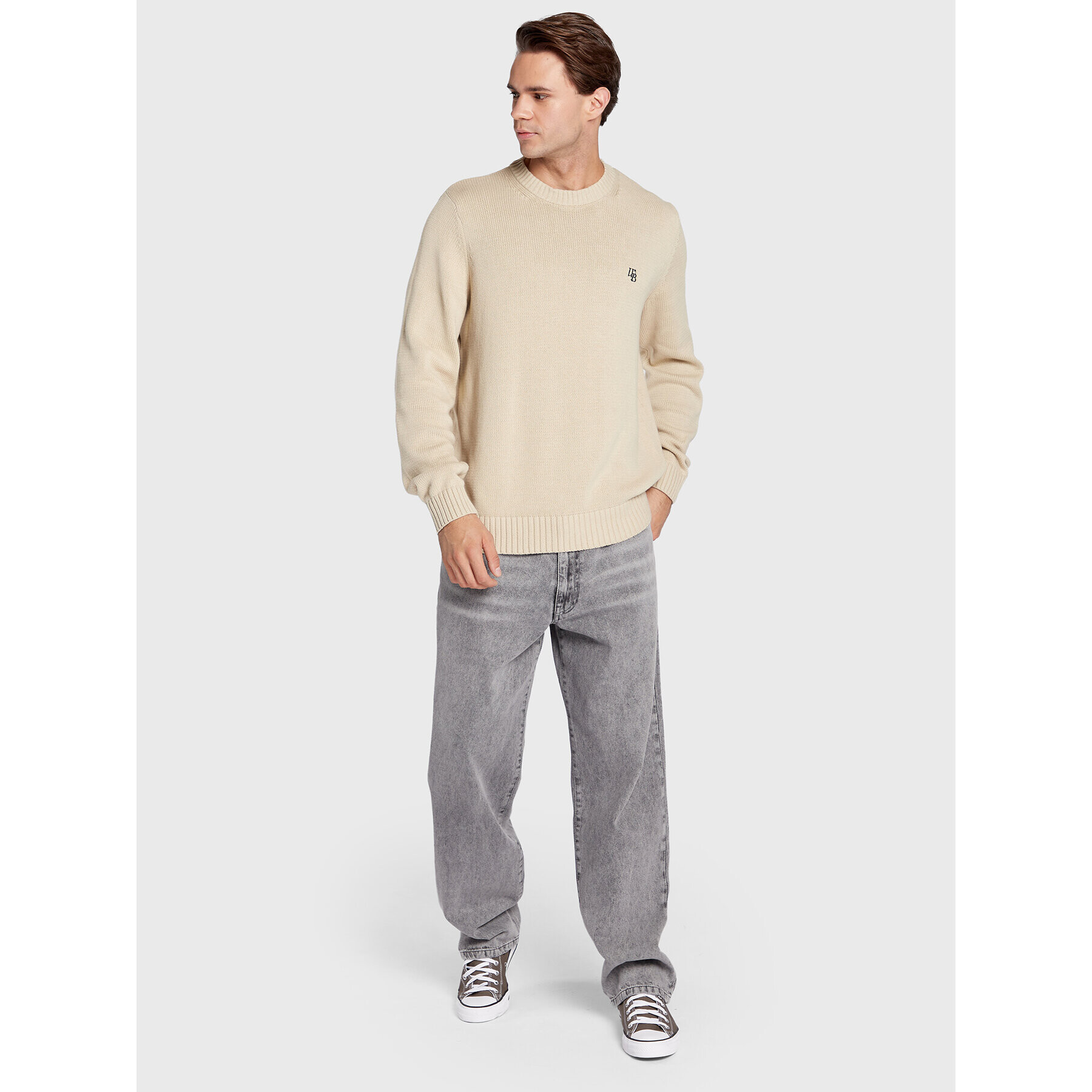 Woodbird Дънки Leroy 2236-105 Сив Relaxed Fit - Pepit.bg