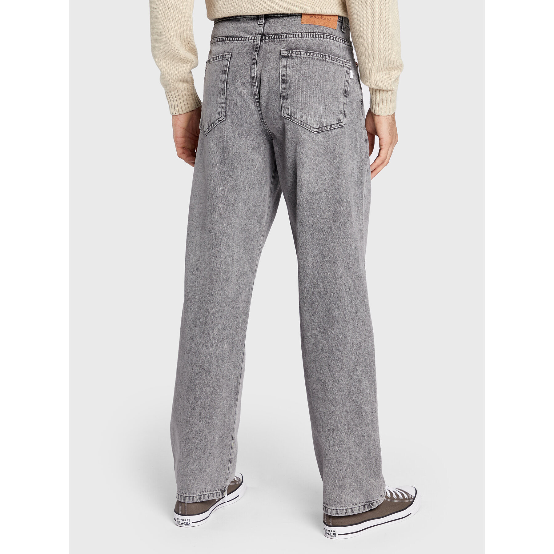 Woodbird Дънки Leroy 2236-105 Сив Relaxed Fit - Pepit.bg