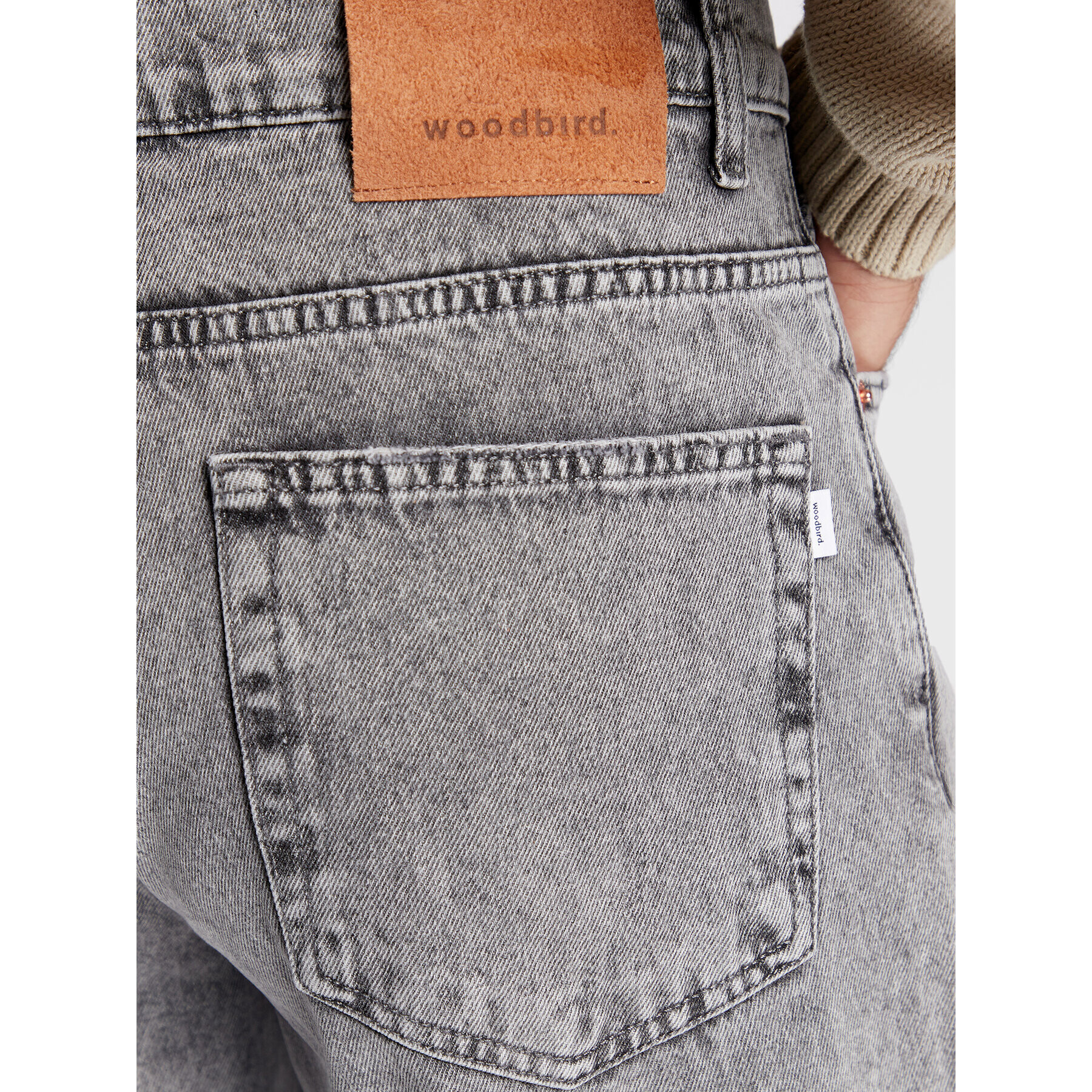 Woodbird Дънки Leroy 2236-105 Сив Relaxed Fit - Pepit.bg