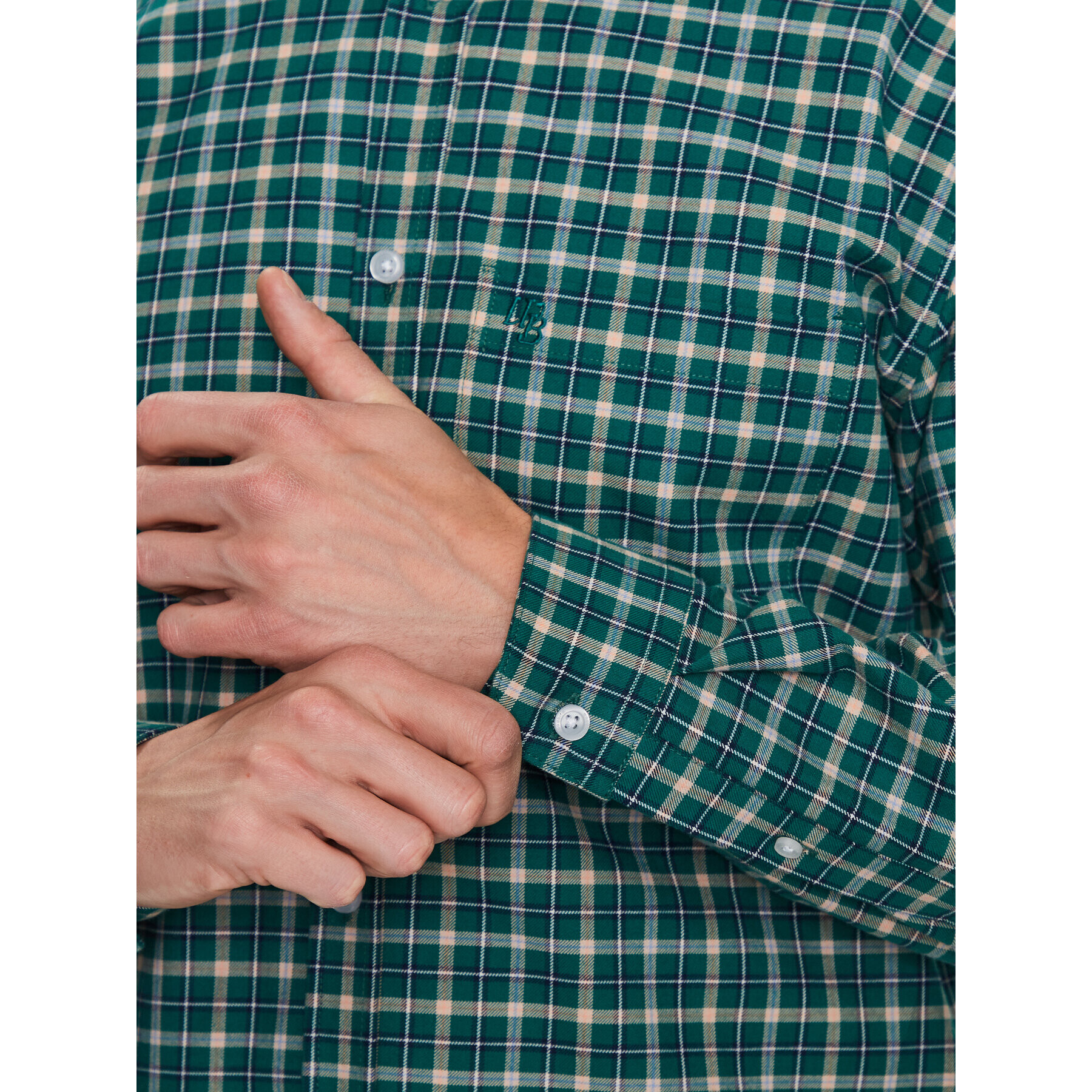 Woodbird Риза Fling Check 2316-714 Зелен Regular Fit - Pepit.bg