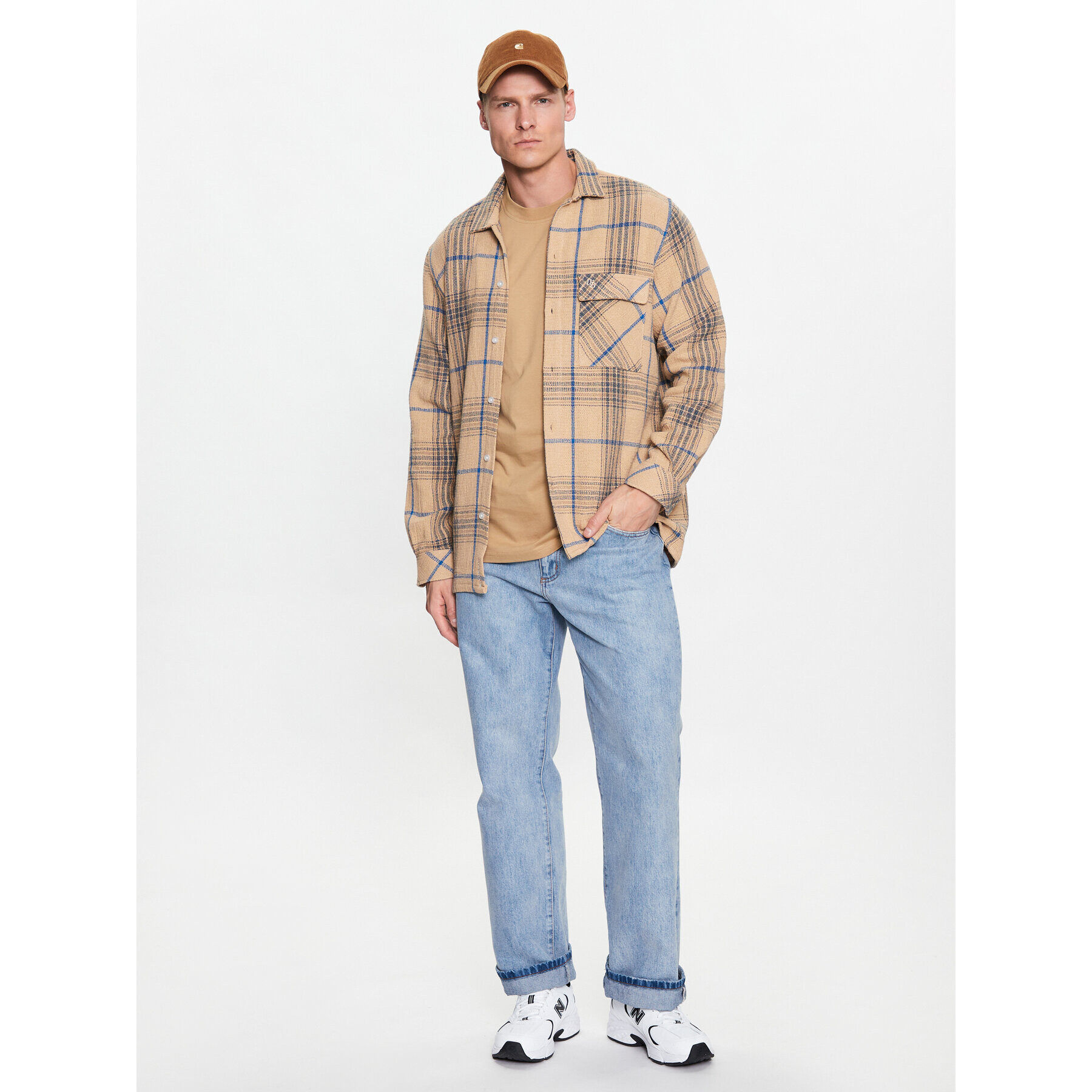 Woodbird Риза Prize Check 2316-715 Бежов Regular Fit - Pepit.bg