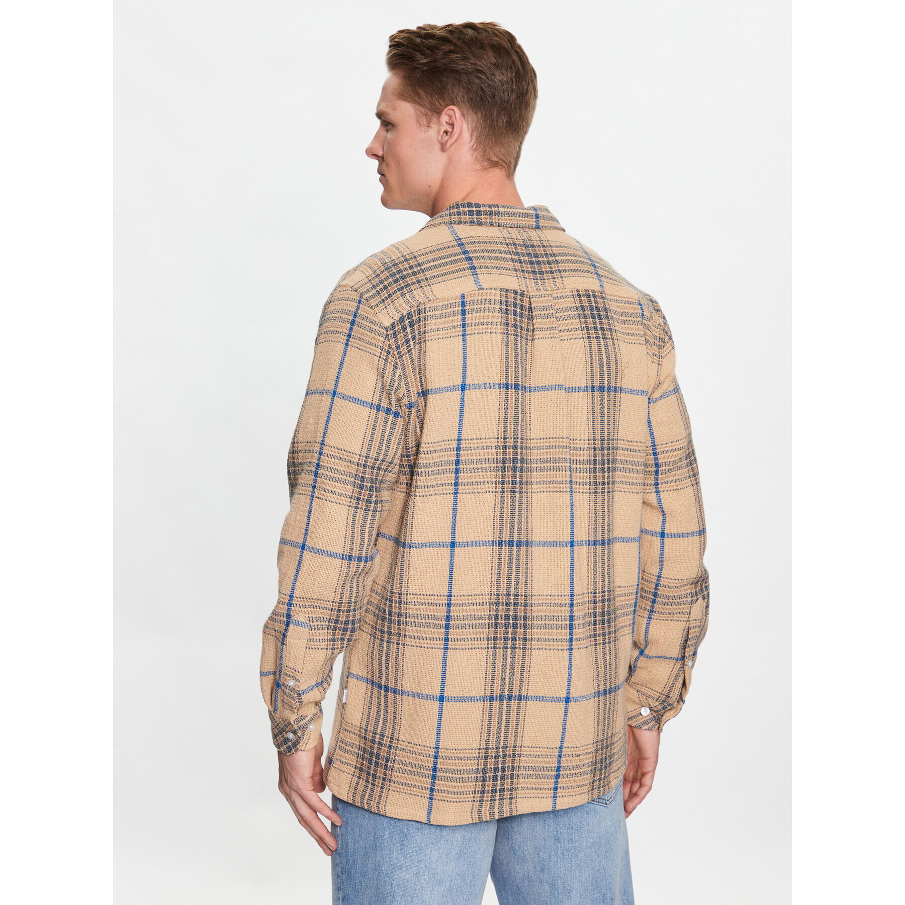 Woodbird Риза Prize Check 2316-715 Бежов Regular Fit - Pepit.bg