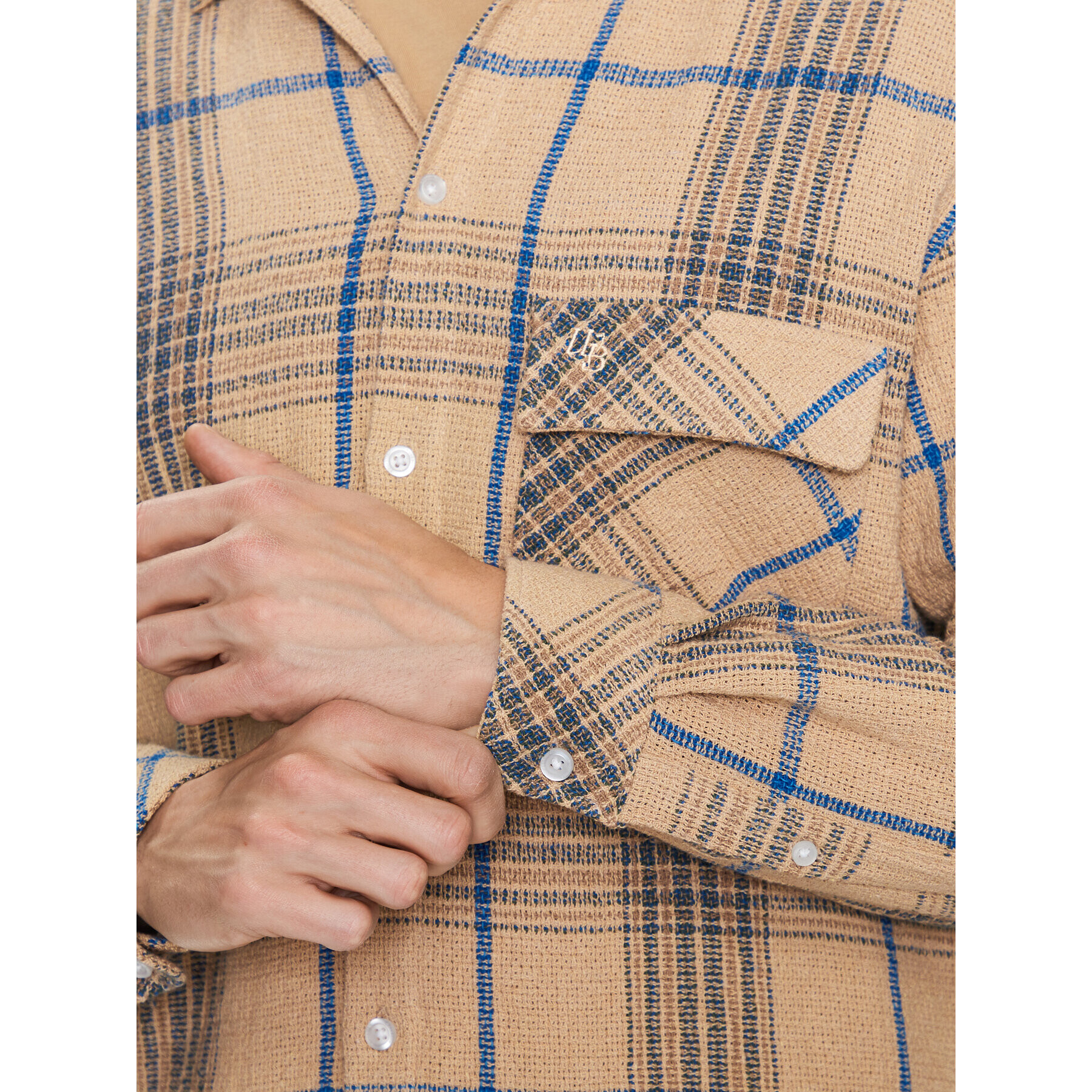 Woodbird Риза Prize Check 2316-715 Бежов Regular Fit - Pepit.bg