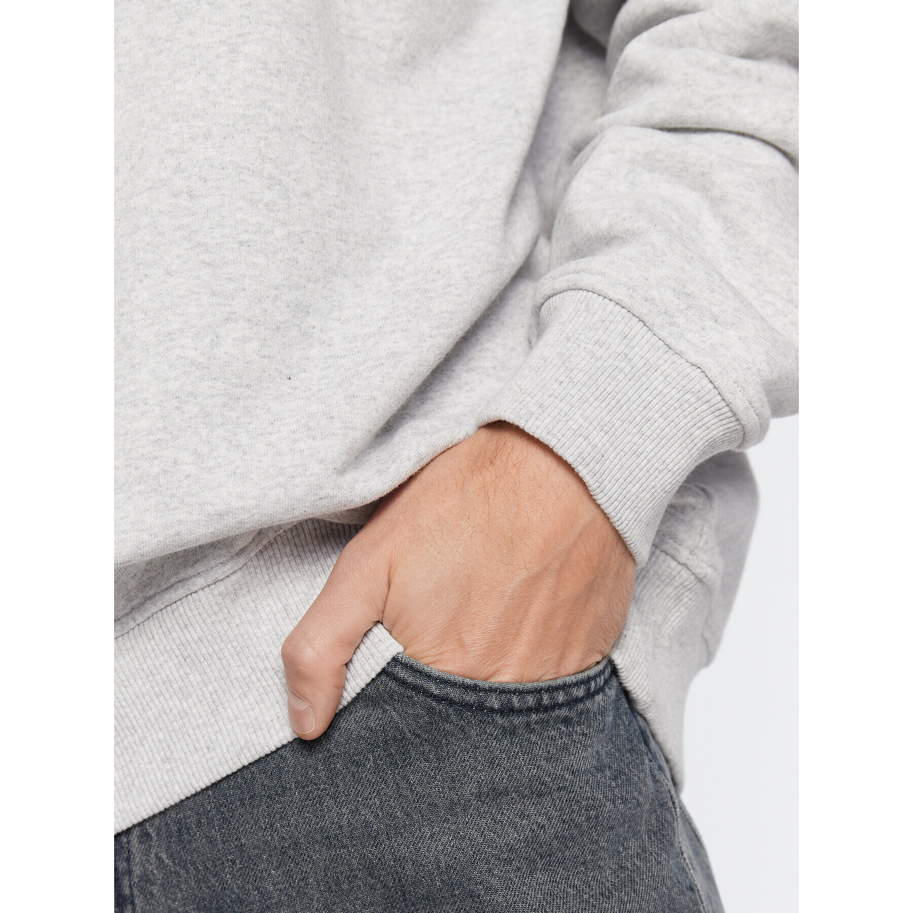 Woodbird Суитшърт Cope Base 2246-602 Сив Boxy Fit - Pepit.bg