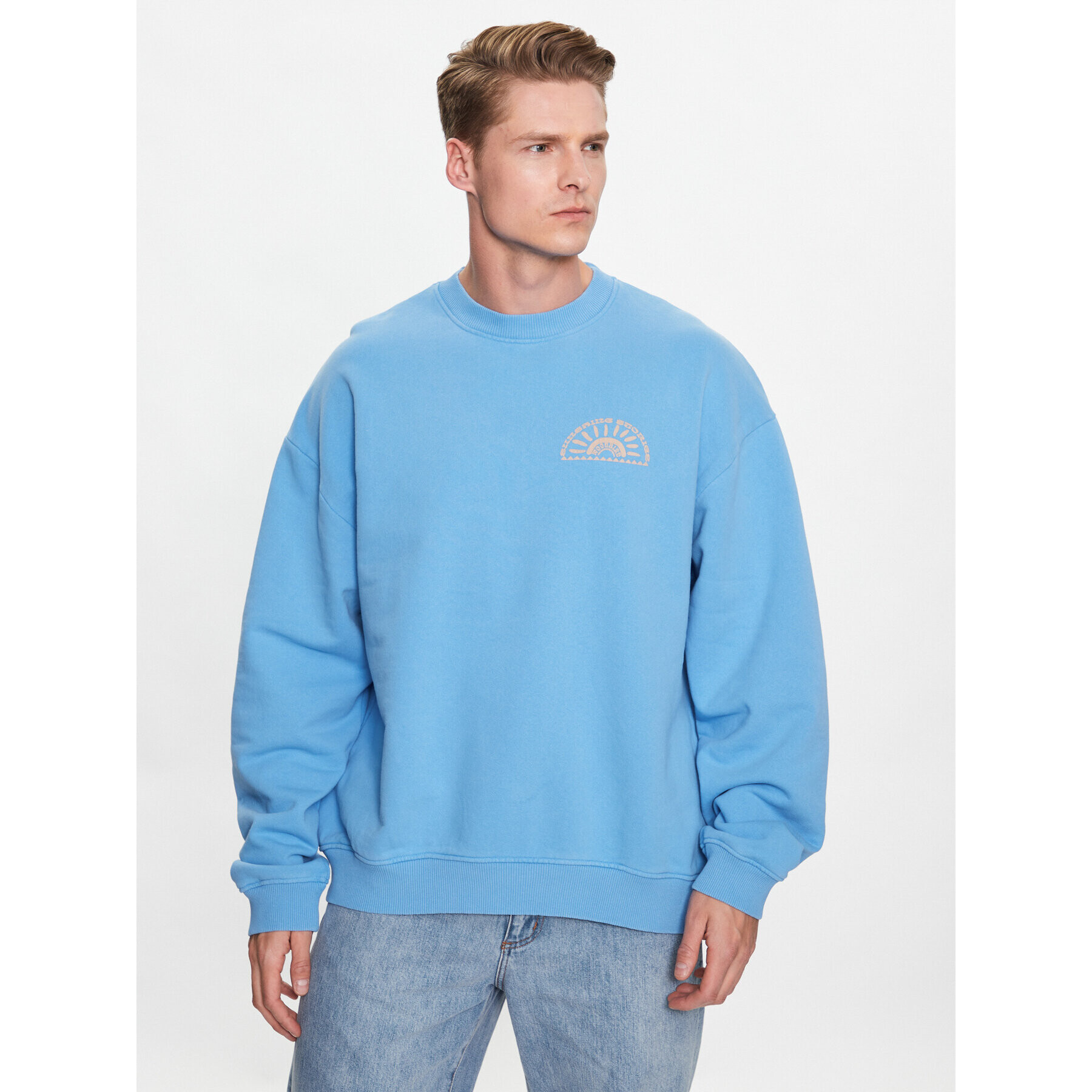 Woodbird Суитшърт Cope Sunshine 2316-602 Син Regular Fit - Pepit.bg