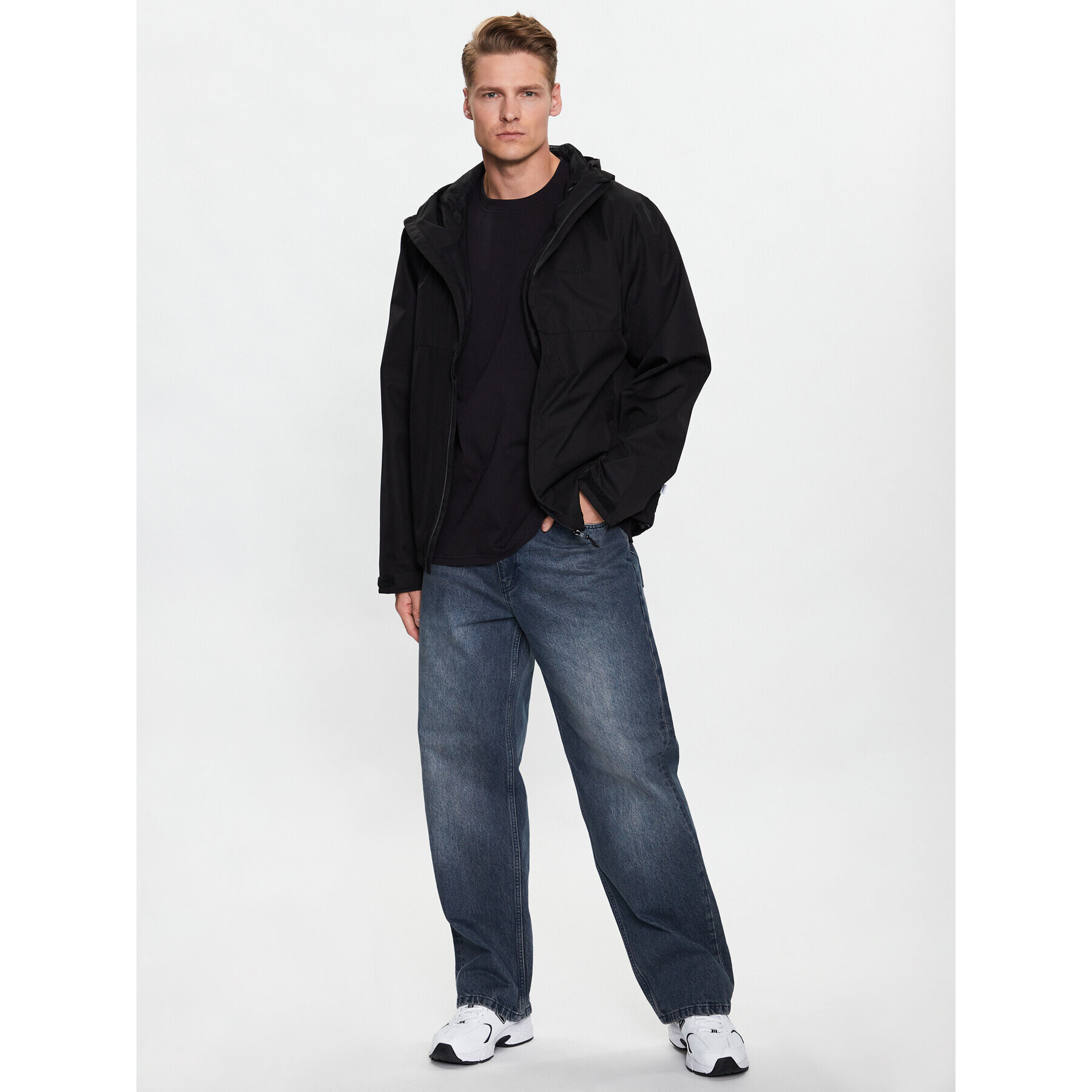 Woodbird Тишърт Baine Base 2216-430 Черен Regular Fit - Pepit.bg