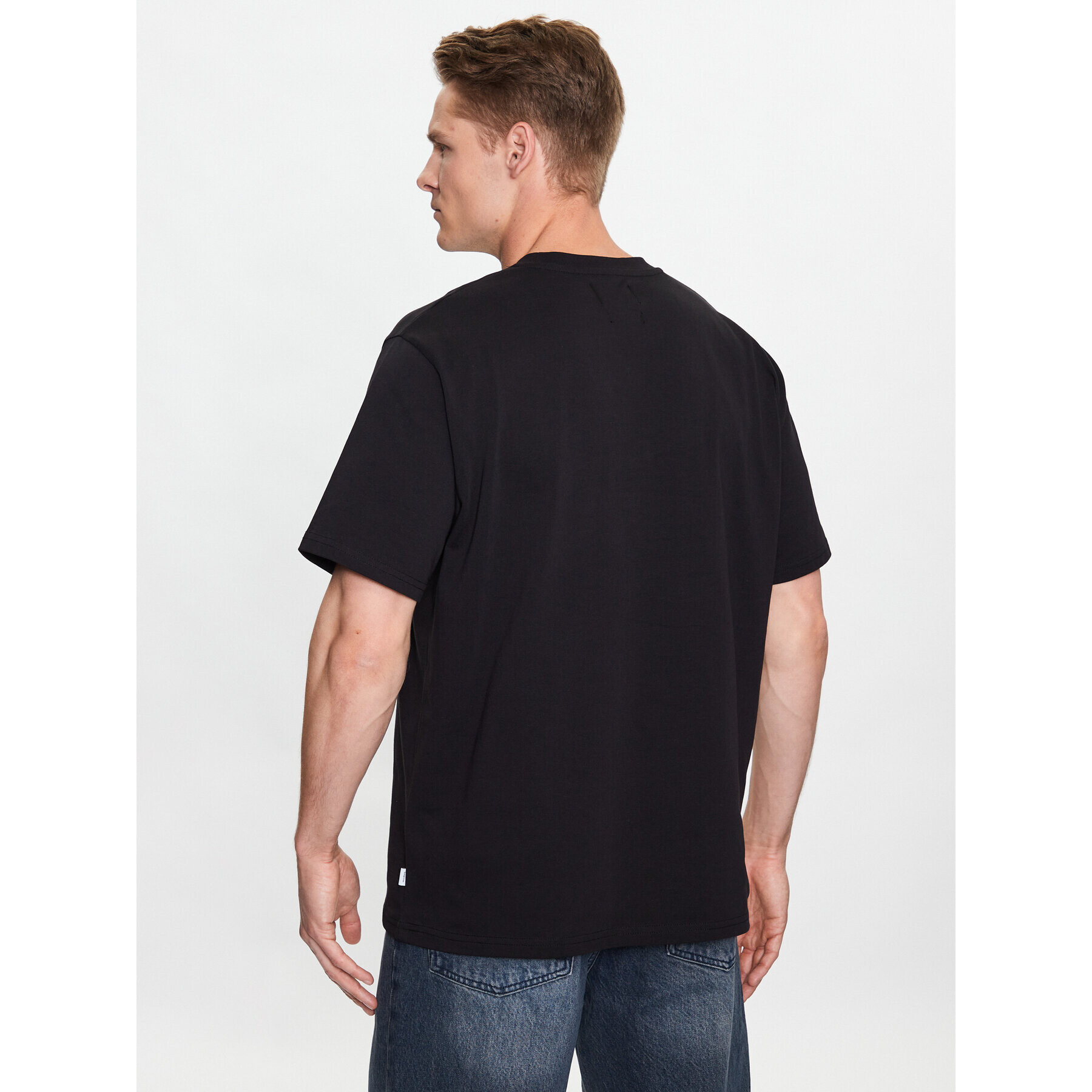 Woodbird Тишърт Baine Base 2216-430 Черен Regular Fit - Pepit.bg