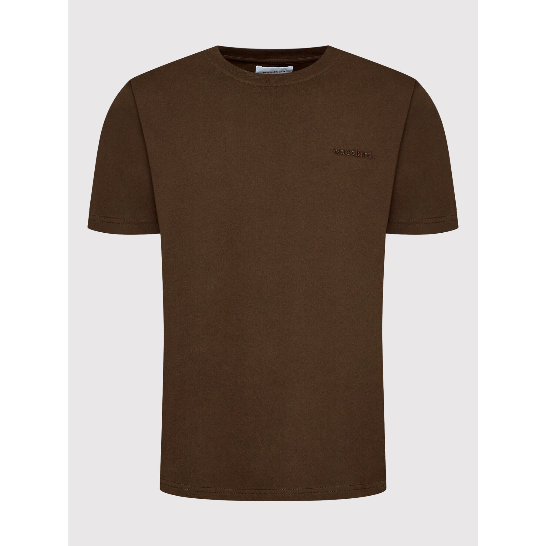 Woodbird Тишърт Baine Base 2216-430 Кафяв Regular Fit - Pepit.bg
