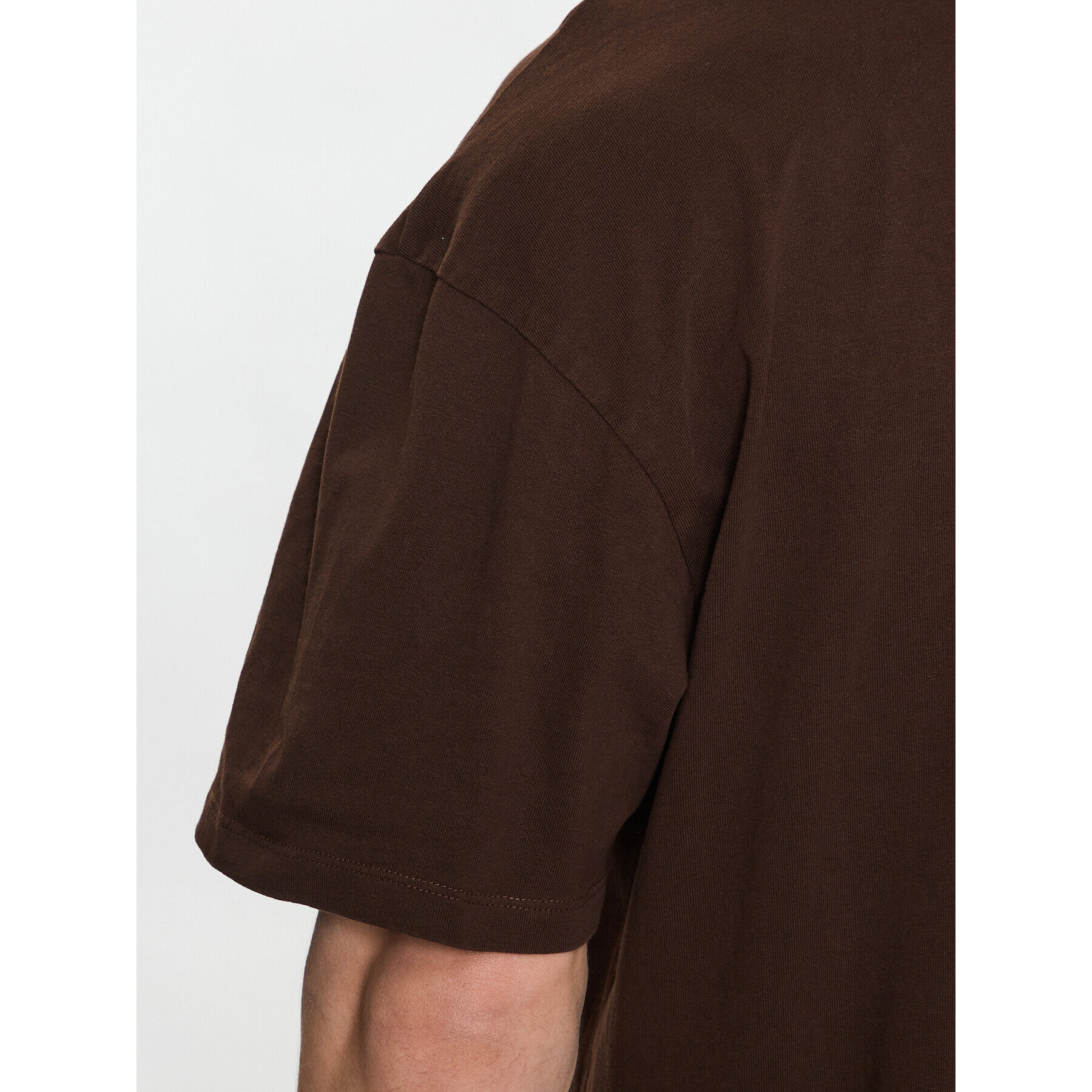 Woodbird Тишърт Bose Mock 2316-412 Кафяв Regular Fit - Pepit.bg