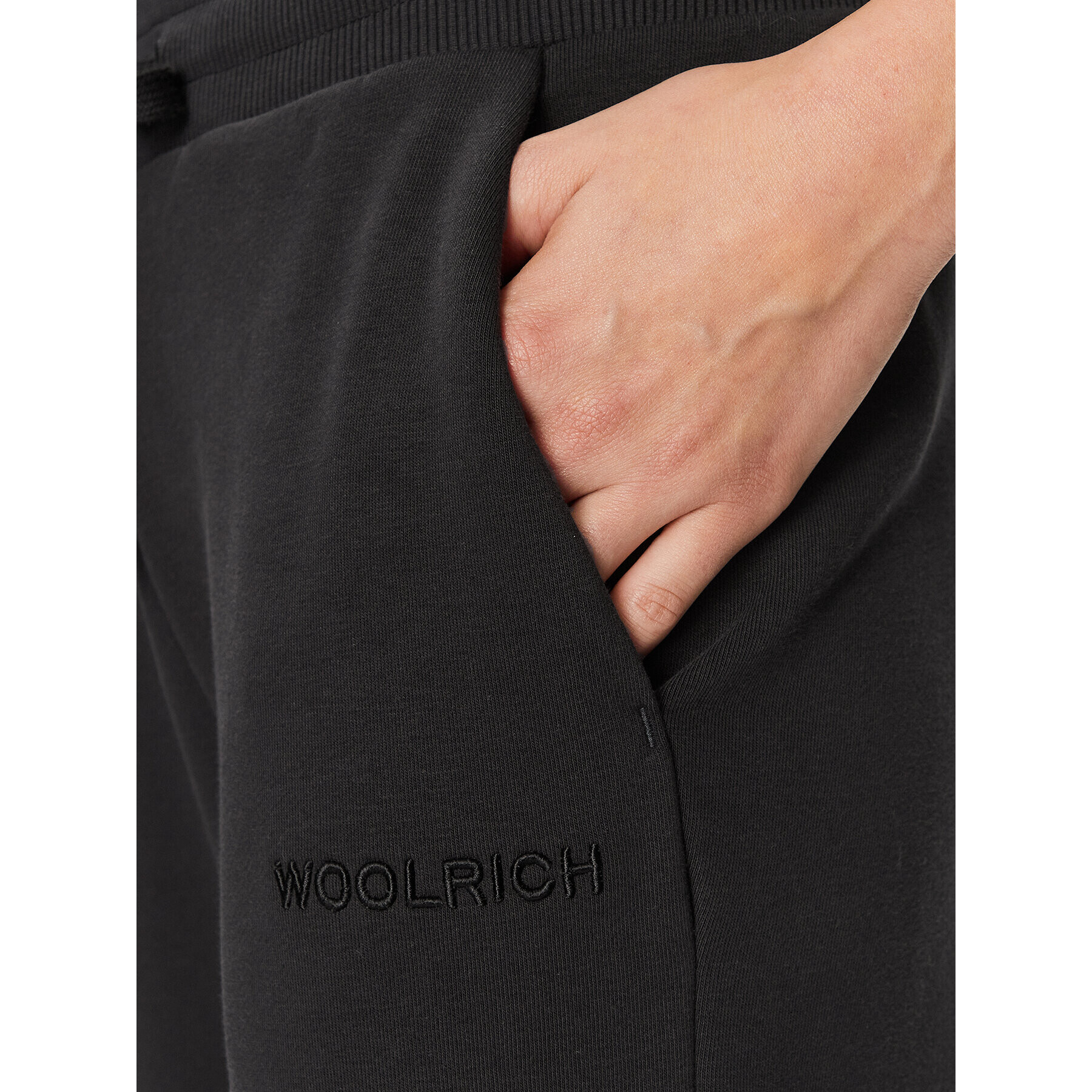 Woolrich Долнище анцуг Logo Sweatpant CFWWTR0165FRUT3164 Черен Regular Fit - Pepit.bg