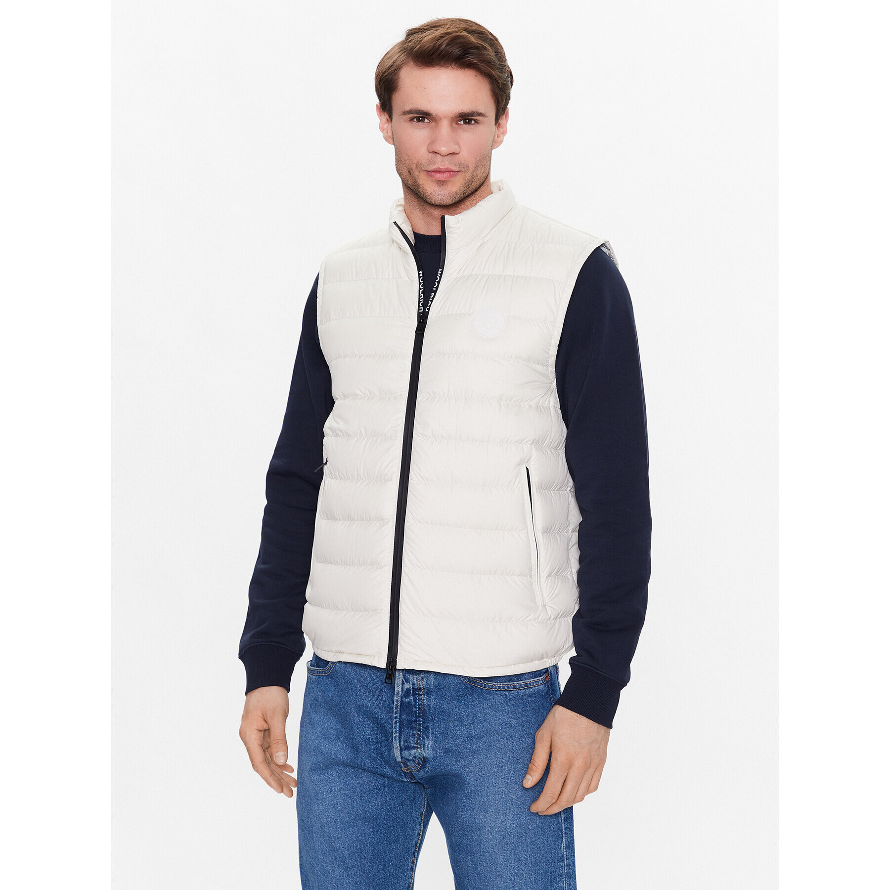 Woolrich Елек Sundance CFWOOU0698MRUT2635 Екрю Regular Fit - Pepit.bg