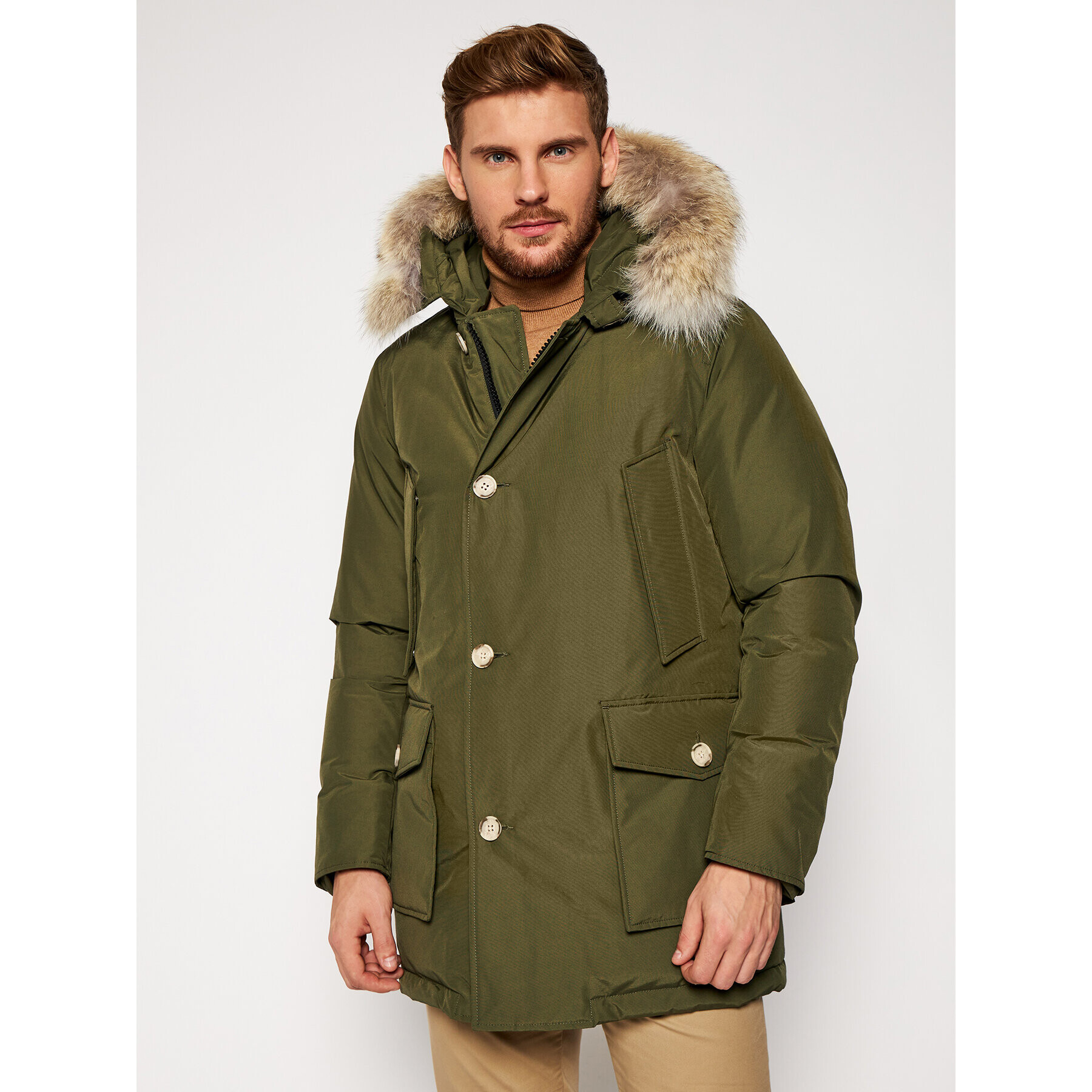 Woolrich Парка Arctic CFWOOU0270MR UT0108 Зелен Regular Fit - Pepit.bg