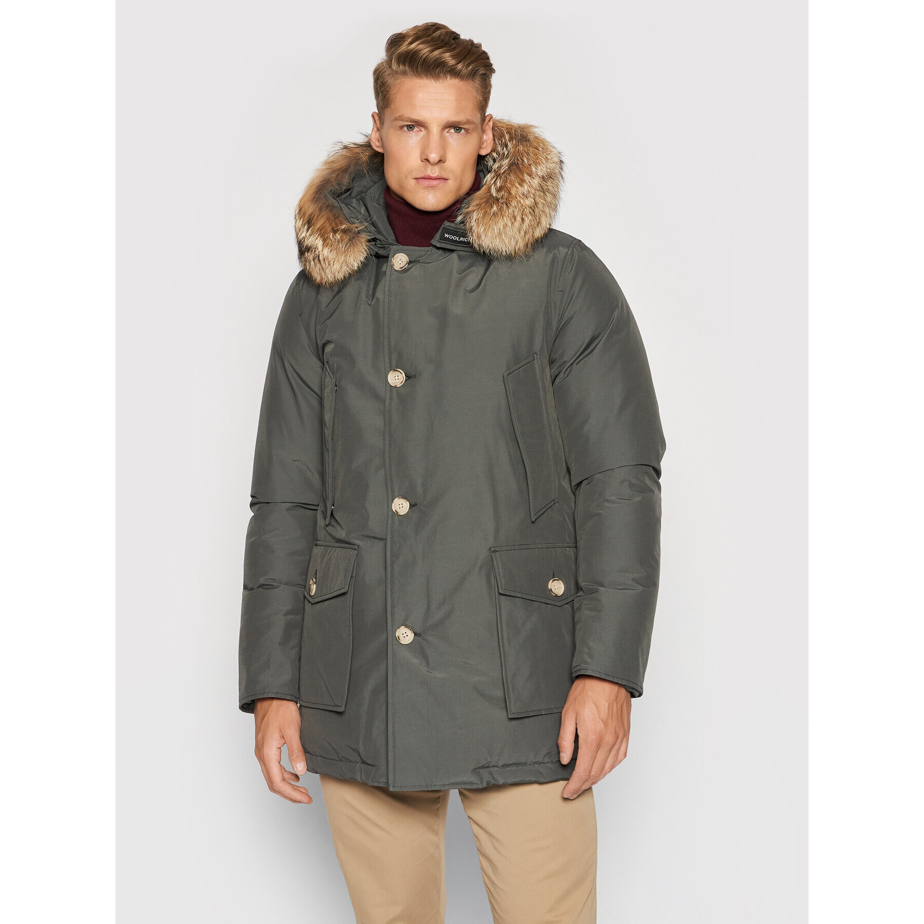 Woolrich Парка Arctic CFWOOU0482MRUT0001 Сив Regular Fit - Pepit.bg