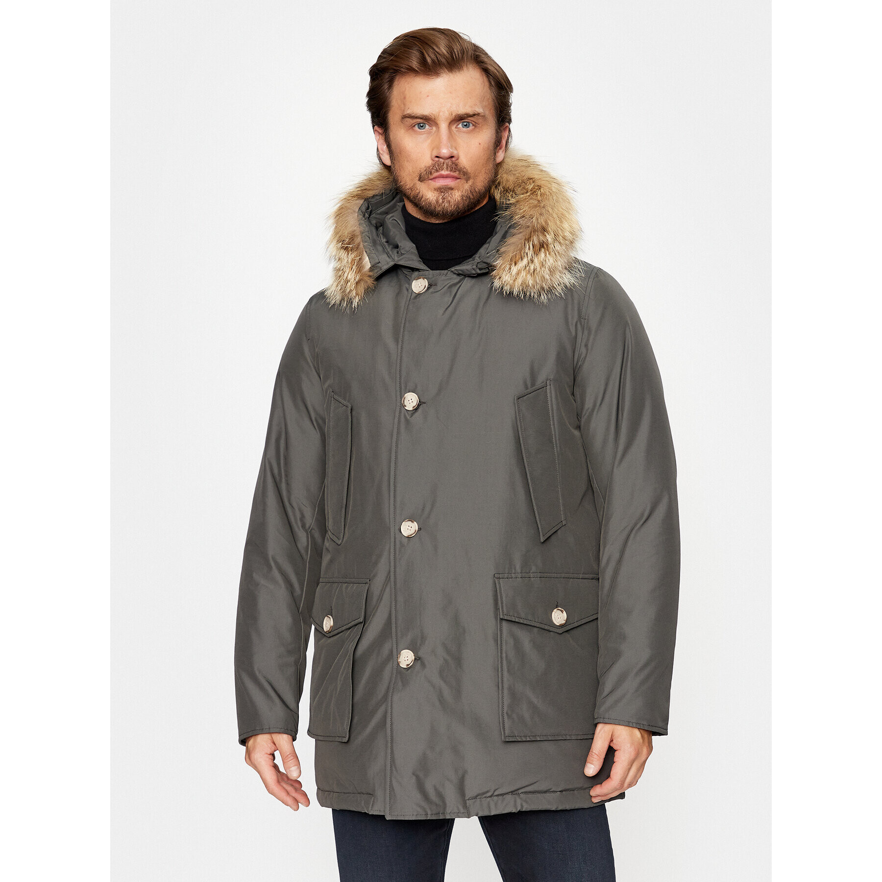 Woolrich Парка Arctic CFWOOU0482MRUT0001 Сив Regular Fit - Pepit.bg