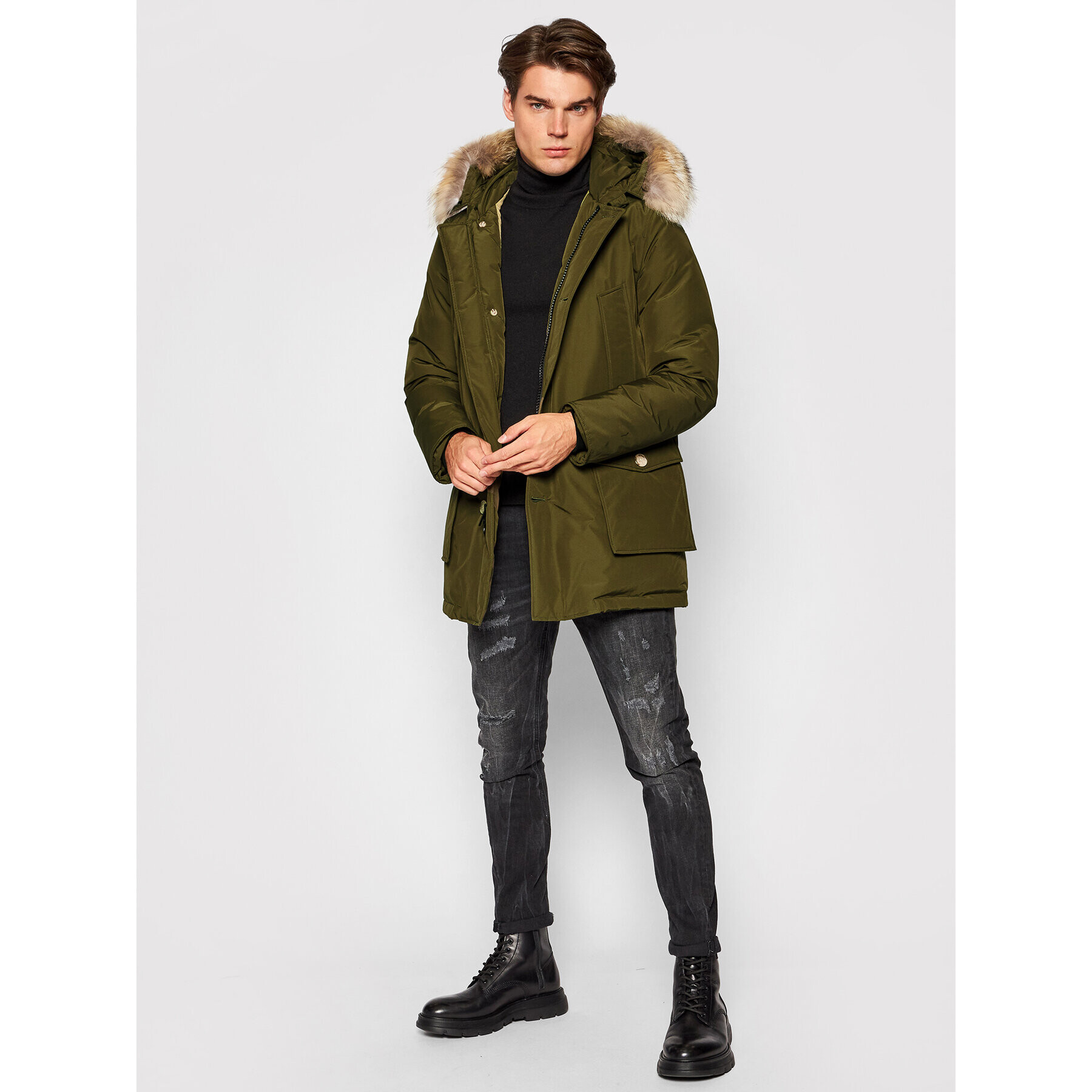 Woolrich Парка Arctic CFWOOU0482MRUT0001 Зелен Regular Fit - Pepit.bg