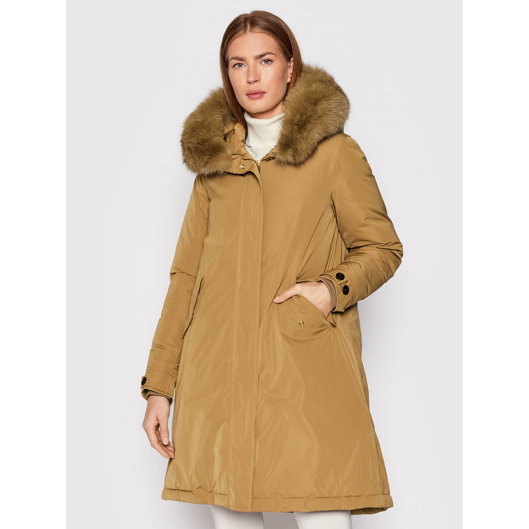 Woolrich Парка Keystone CFWWOU0546FRUT0573 Кафяв Regular Fit - Pepit.bg