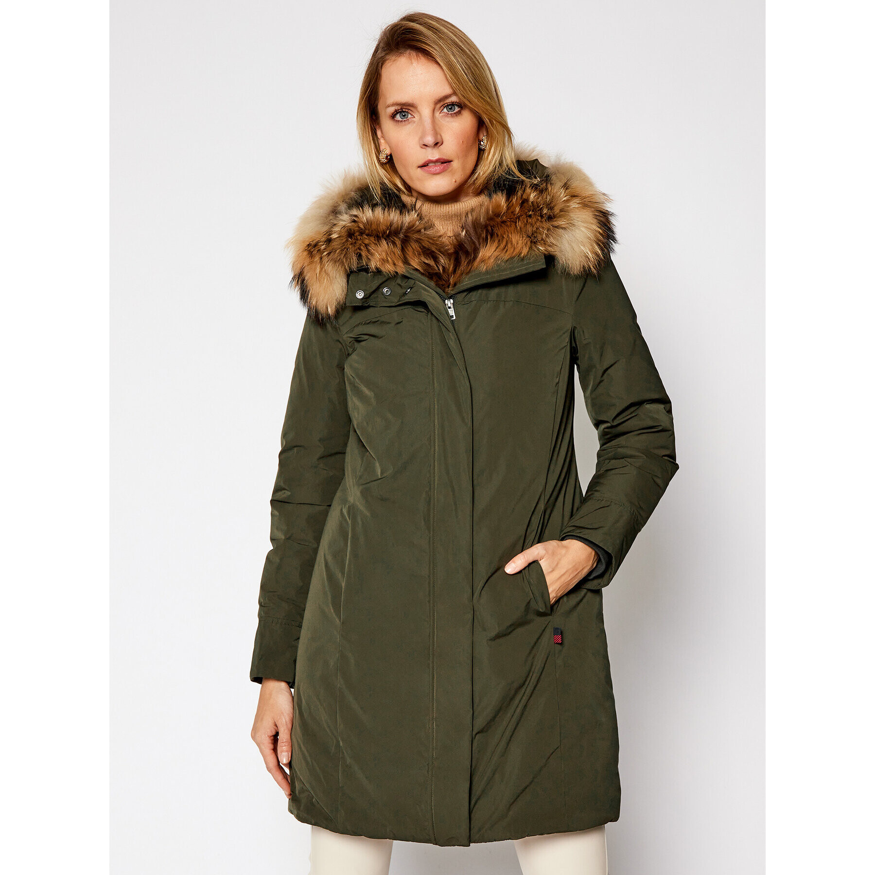 Woolrich Парка Luxury Boulder CFWWOU0324FRUT0573 Зелен Regular Fit - Pepit.bg